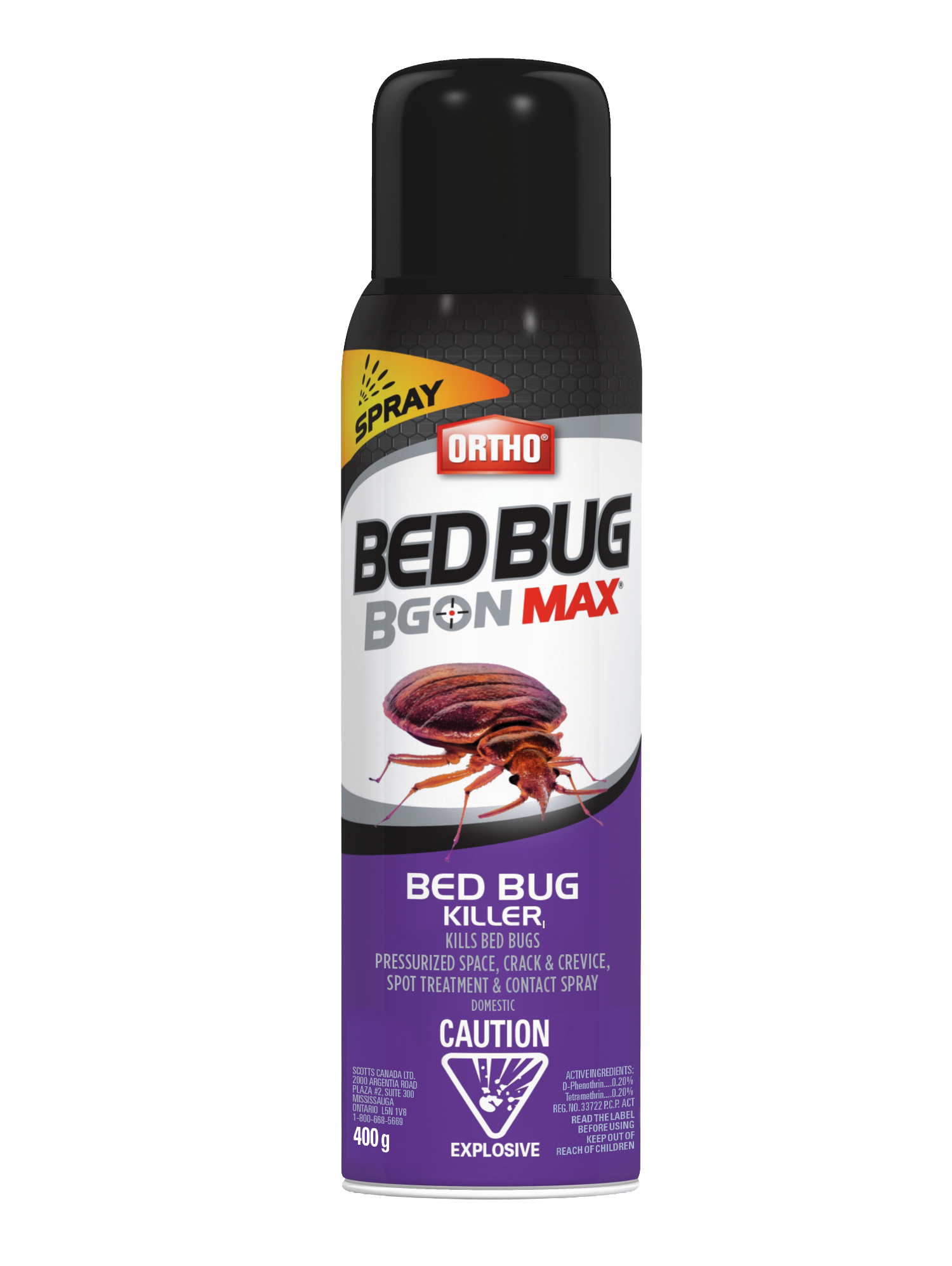 Ortho Bed Bug B Gon Max Bed Bug Killer Aerosol 400 g