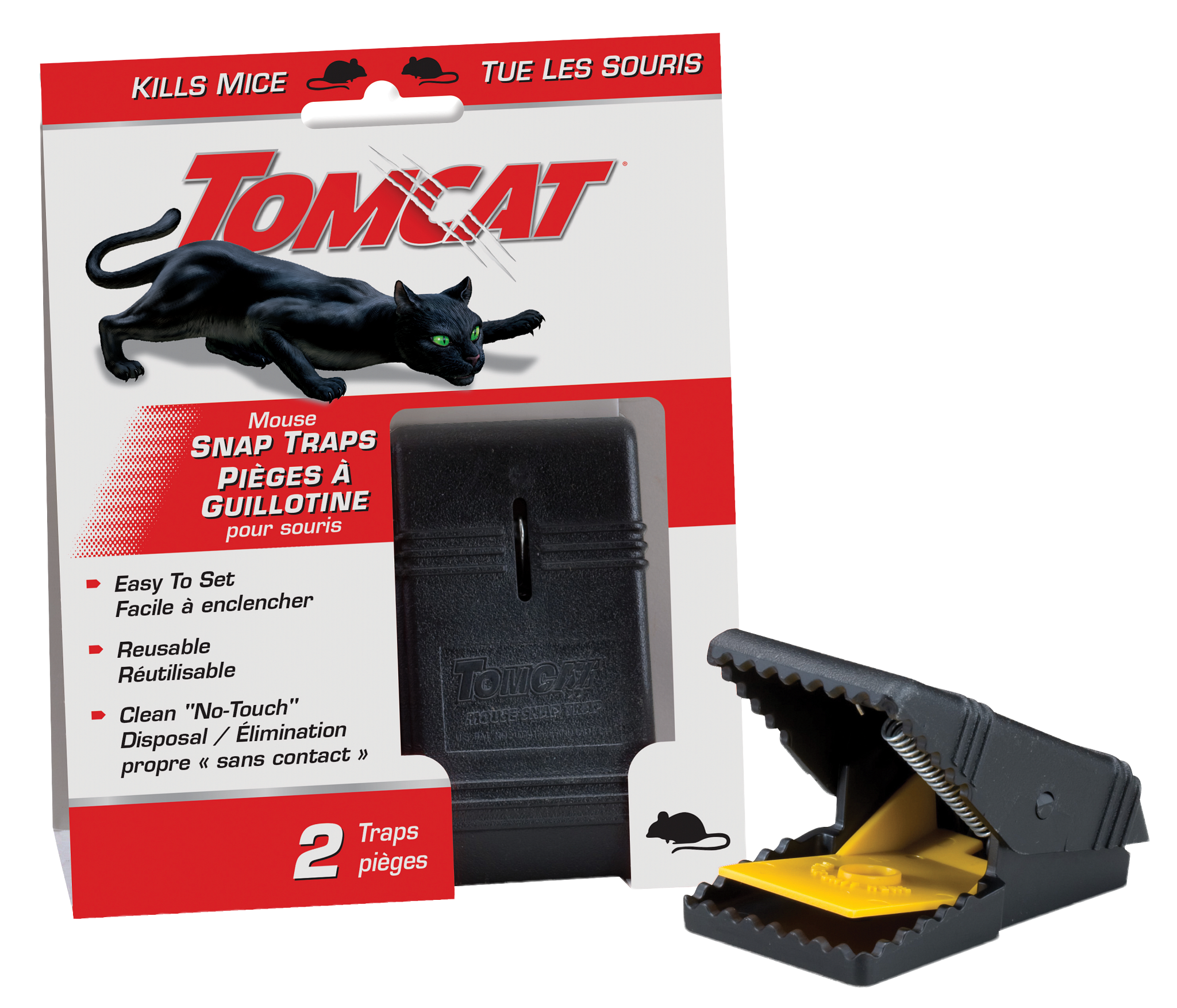 Tomcat Mouse Snap Traps 2-Pack