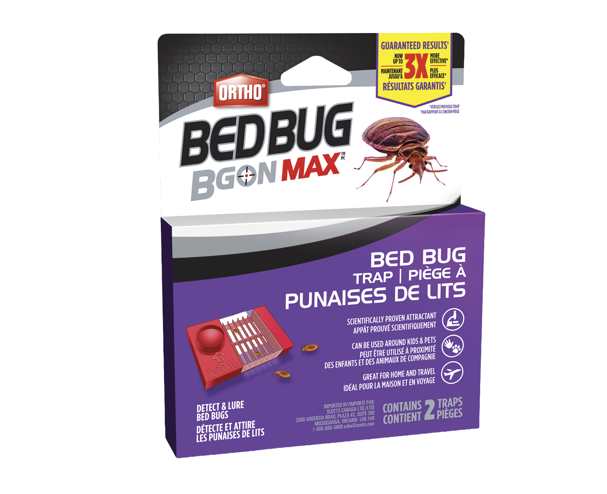 Ortho Bed Bug B Gon Max Bed Bug Trap (2 Pack)