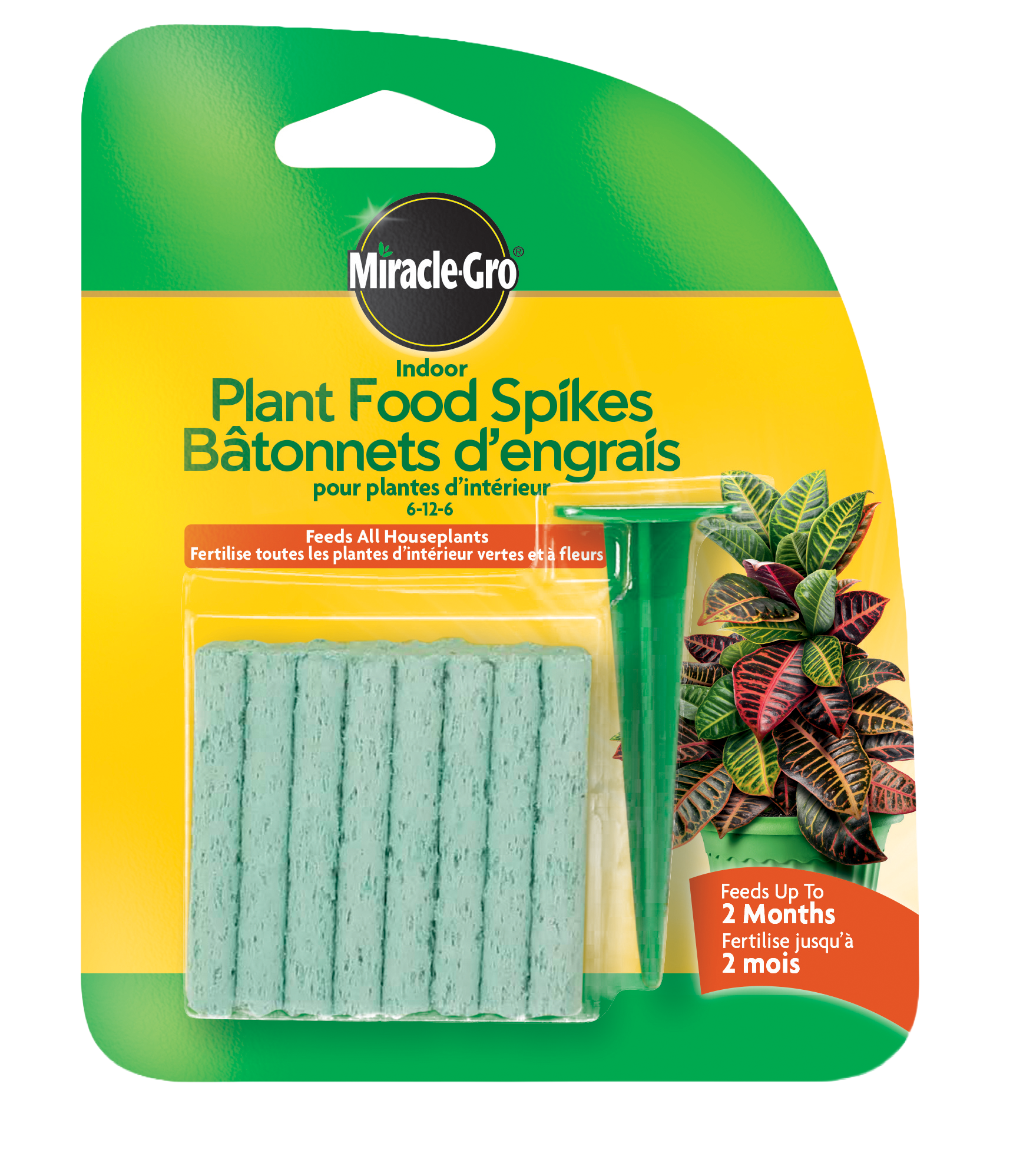 Miracle-Gro Indoor Plant Food Spikes Tray 6-12-6 31 g
