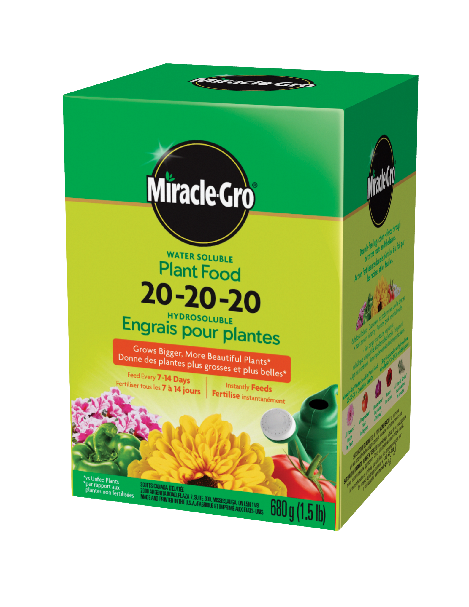 Miracle-Gro Water Soluble Plant Food 20-20-20 680 g