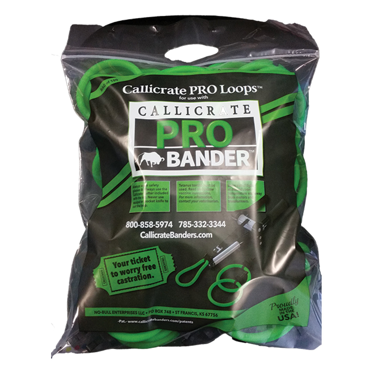 Callicrate PRO Loops - 10" (100/bag)