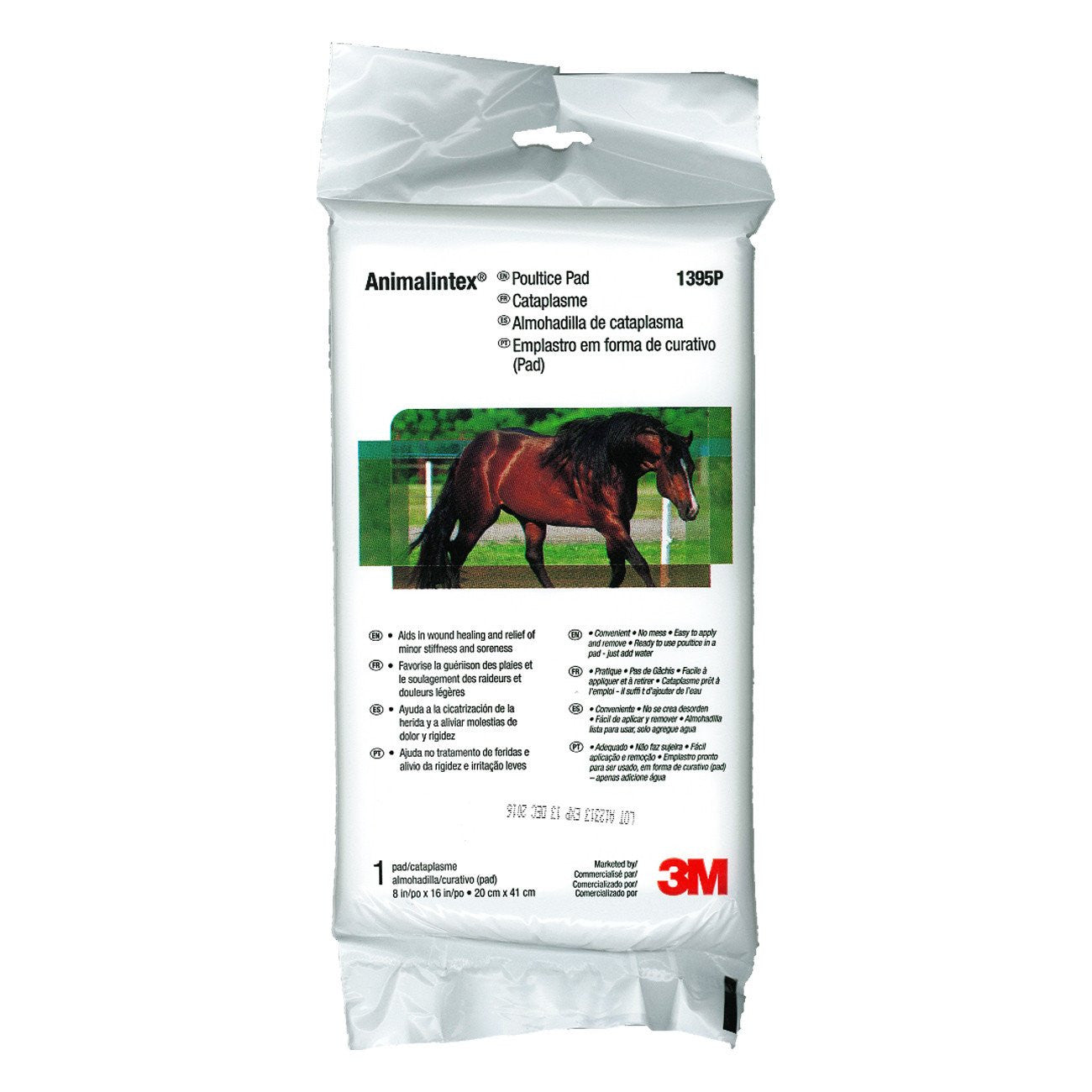 3M animalintex poultice pad 8"x16"