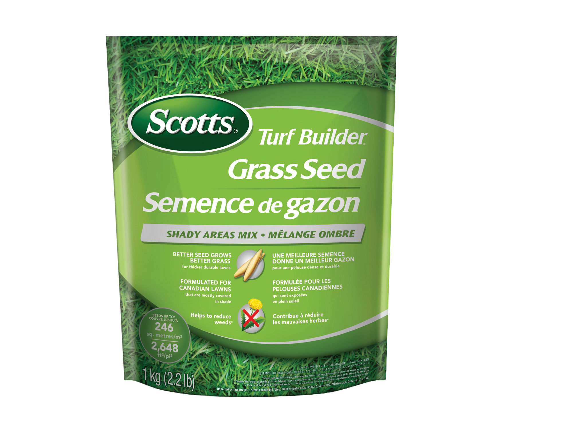Scotts Turf Builder Grass Seed Shady Areas Mix 1 kg