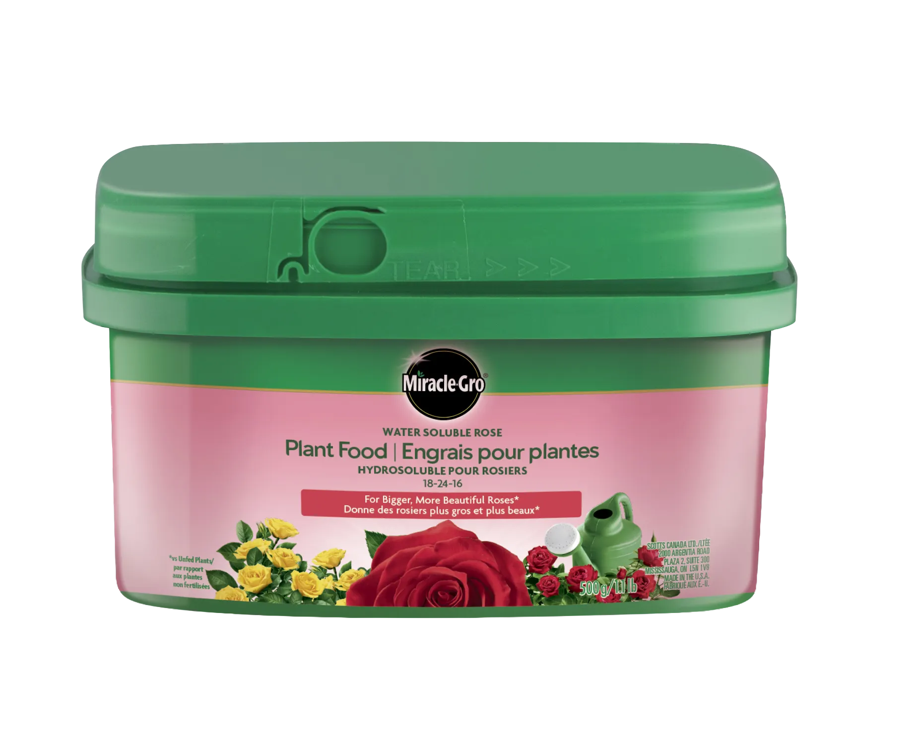 Miracle-Gro Water Soluble Rose Plant Food 18-24-16 500 g