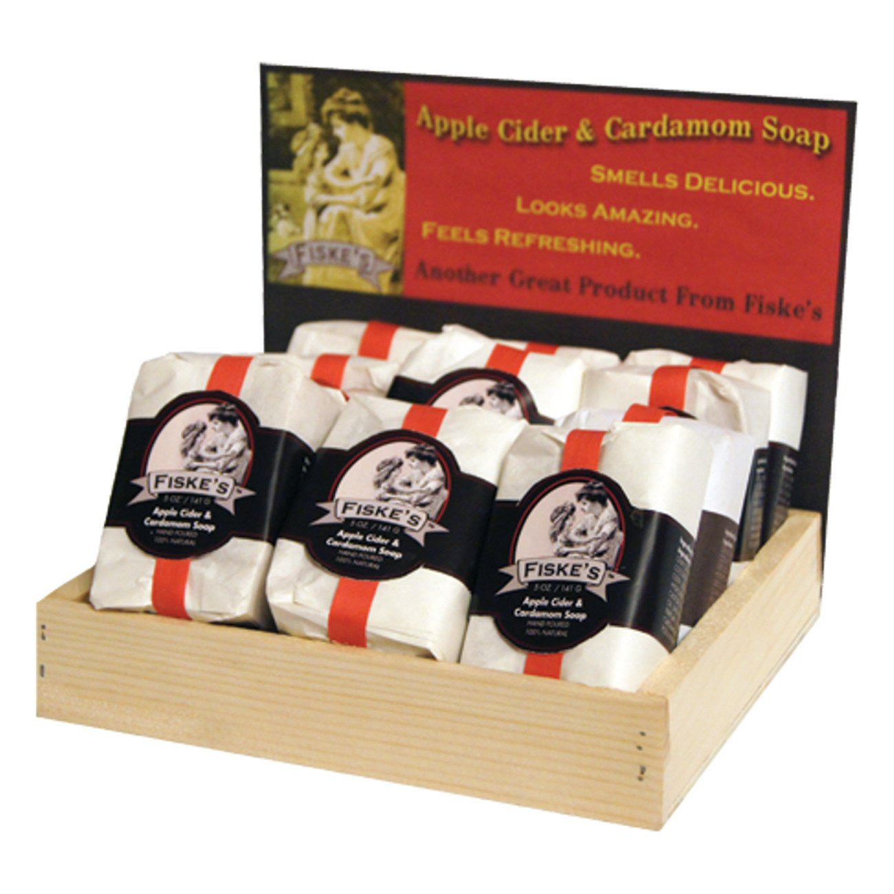 Fiske's apple cider and cardamom soap 141g