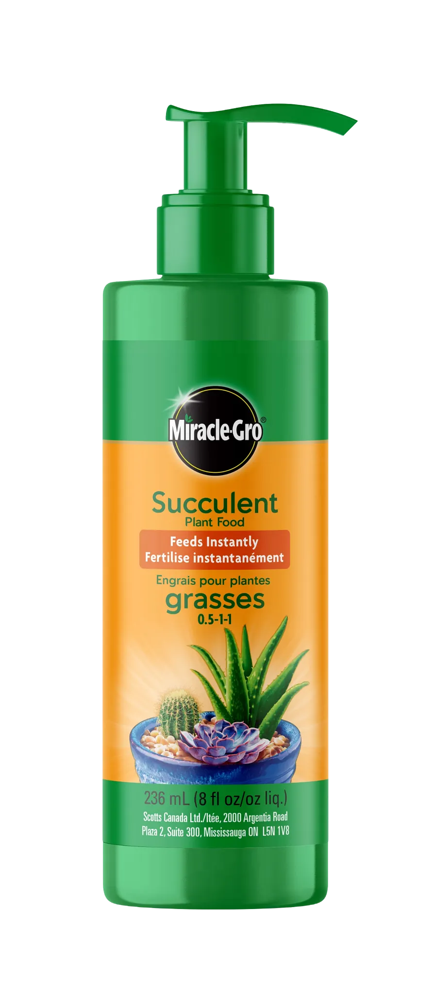 Miracle-Gro Succulent Plant Food 0.5-1-1 236 mL