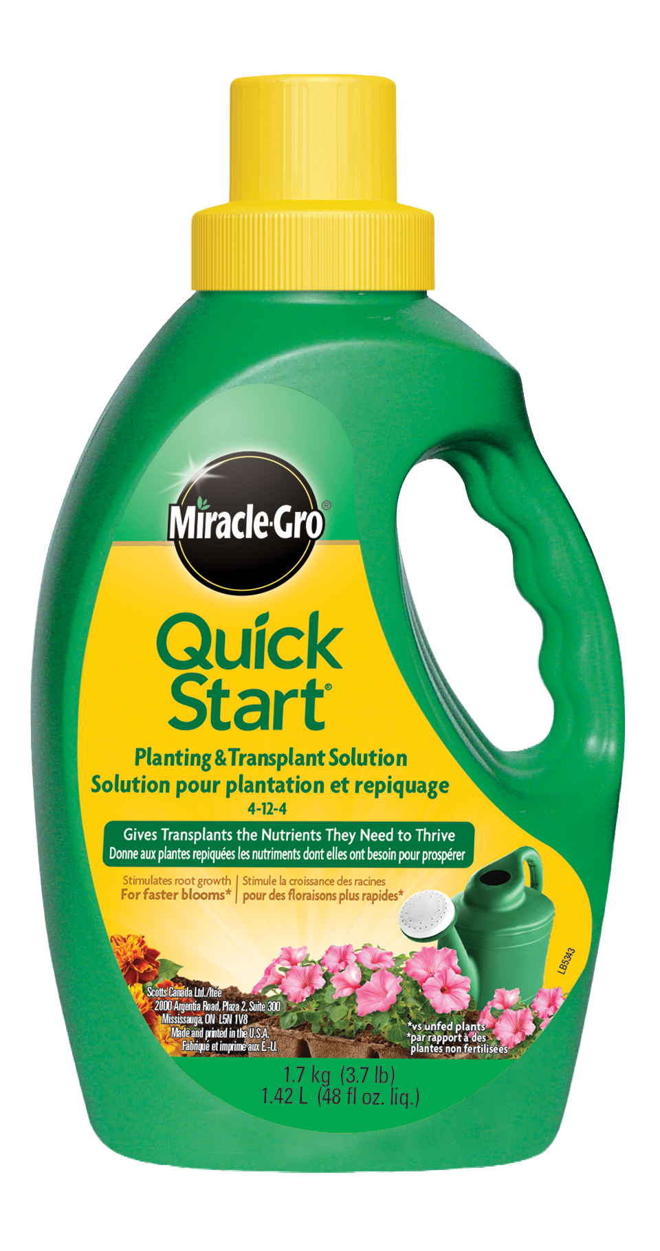 Miracle-Gro Quick Start+ Planting & Transplant Solution 5-15-5 1.4 L