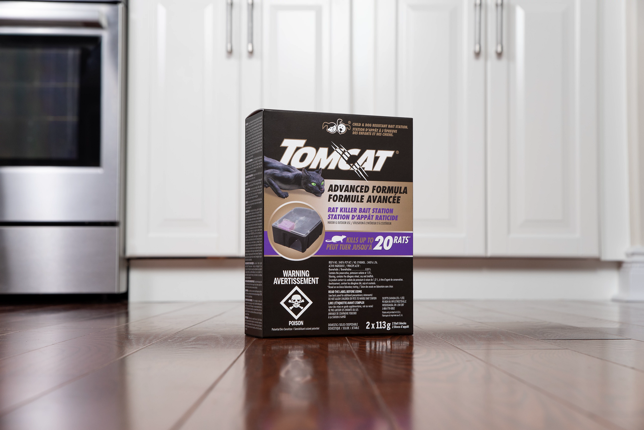 Tomcat Rat Killer Disposable Bait Station Advanced Formula 113 g