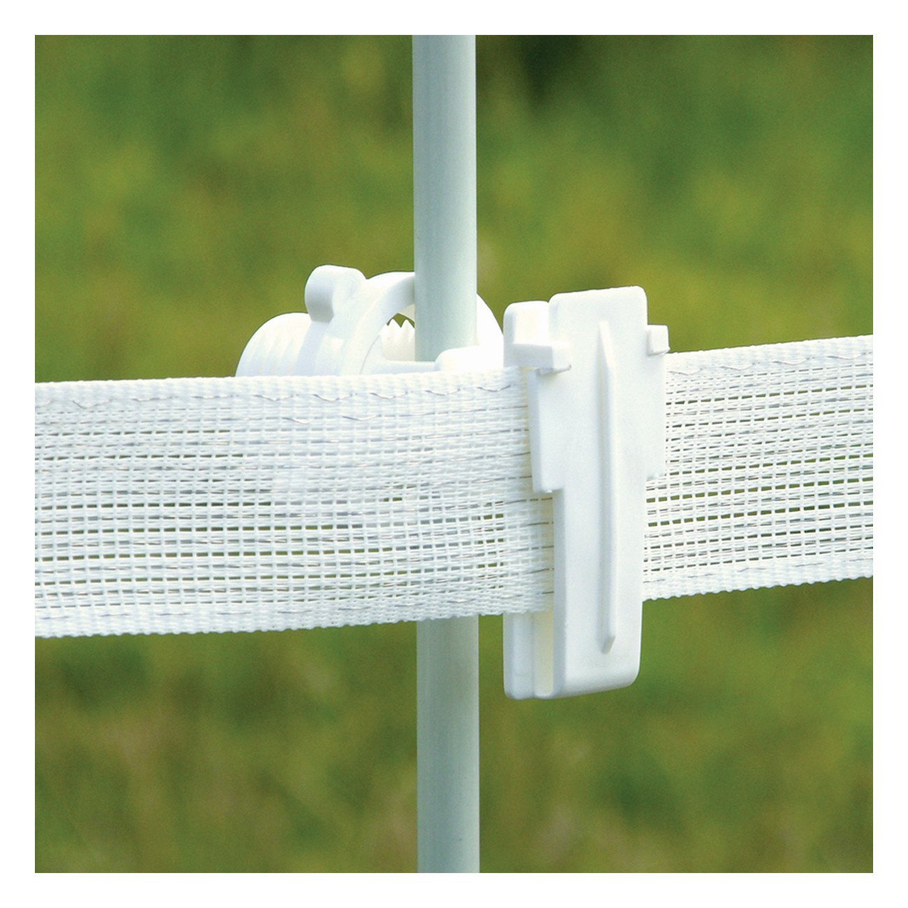 Patriot white rod post wide tape insulator (25 pack)