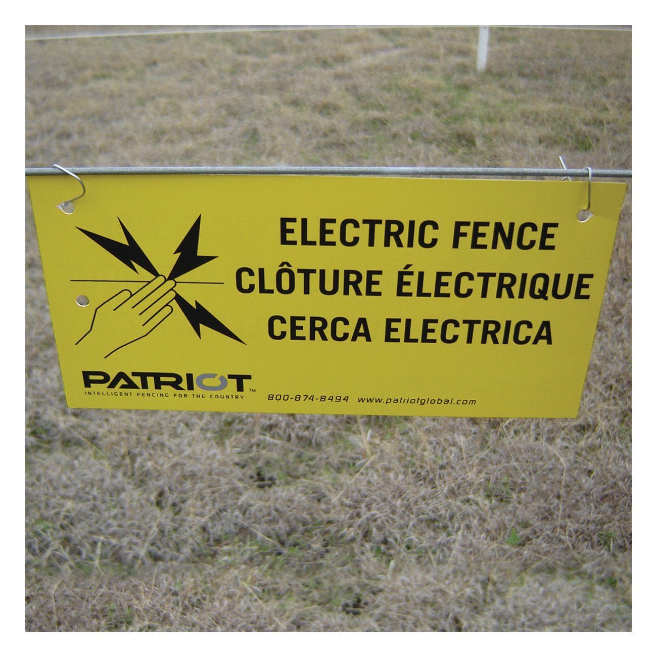 Patriot warning sign (8"x4"x40mil) (10 pack)