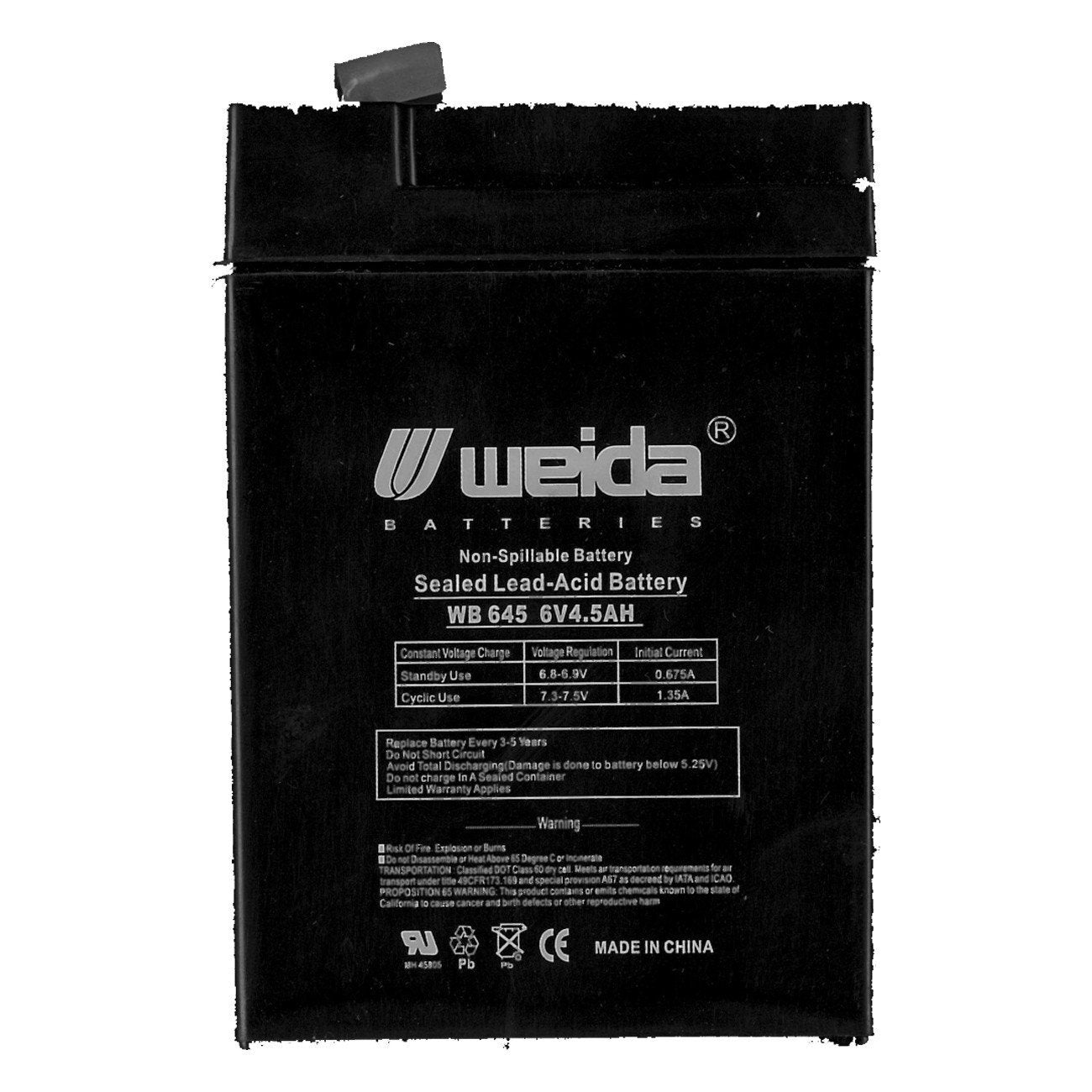 Patriot replacement 6v gel cell battery solarguard 50