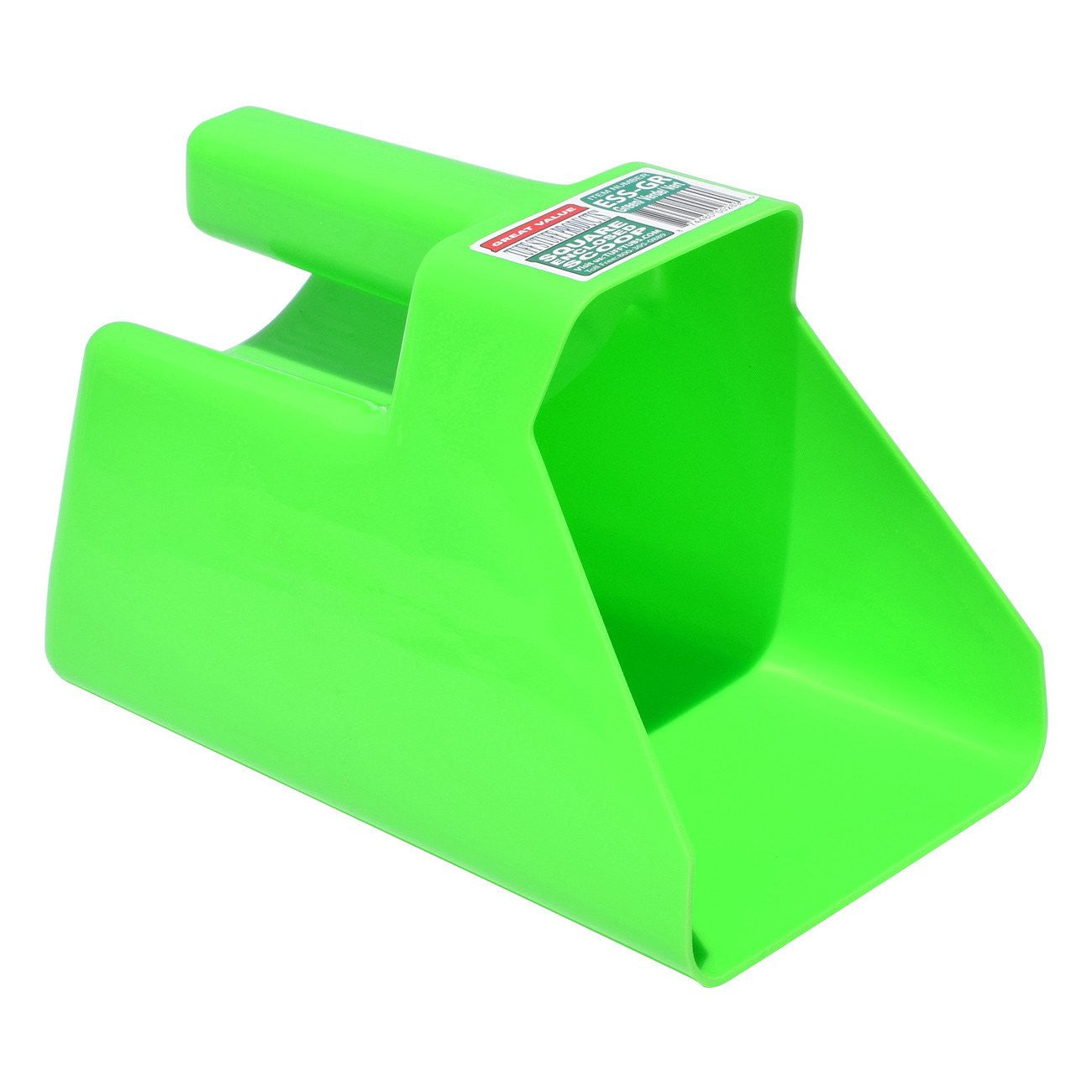 Tuff Stuff enclosed square scoop - green