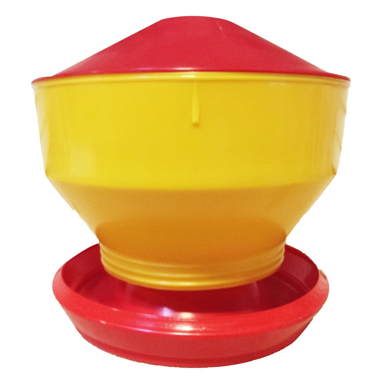 Millside baby chick bulk feeder w/ lid