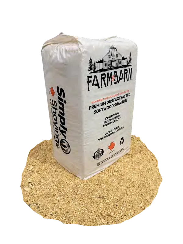 Simply Straw Farm & Barn Wood Shavings 80 L