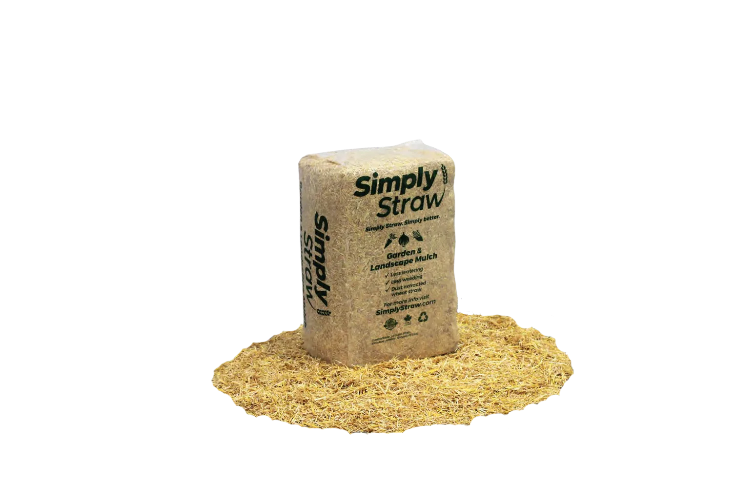 Simply Straw Garden & Landscape Mulch 80 L