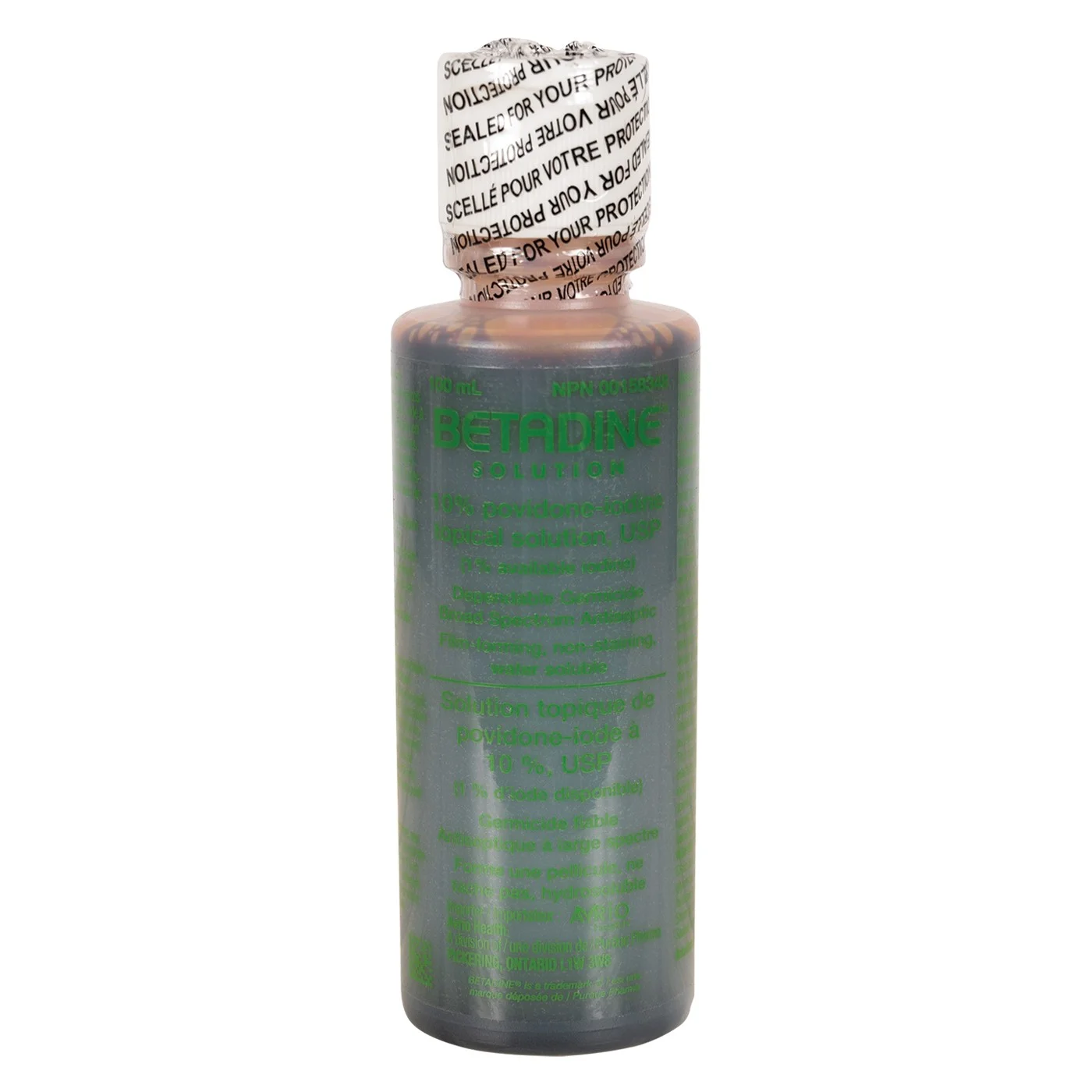 Betadine povidone-iodine 100 ml bottle