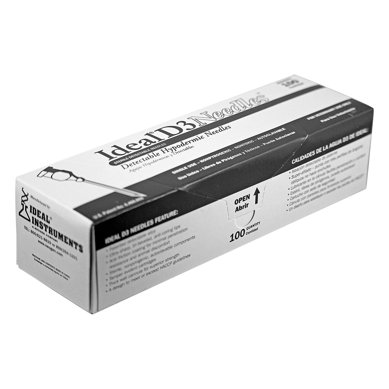 Cattle Boss aluminum hub needle (100 per box) 16 X 5/8