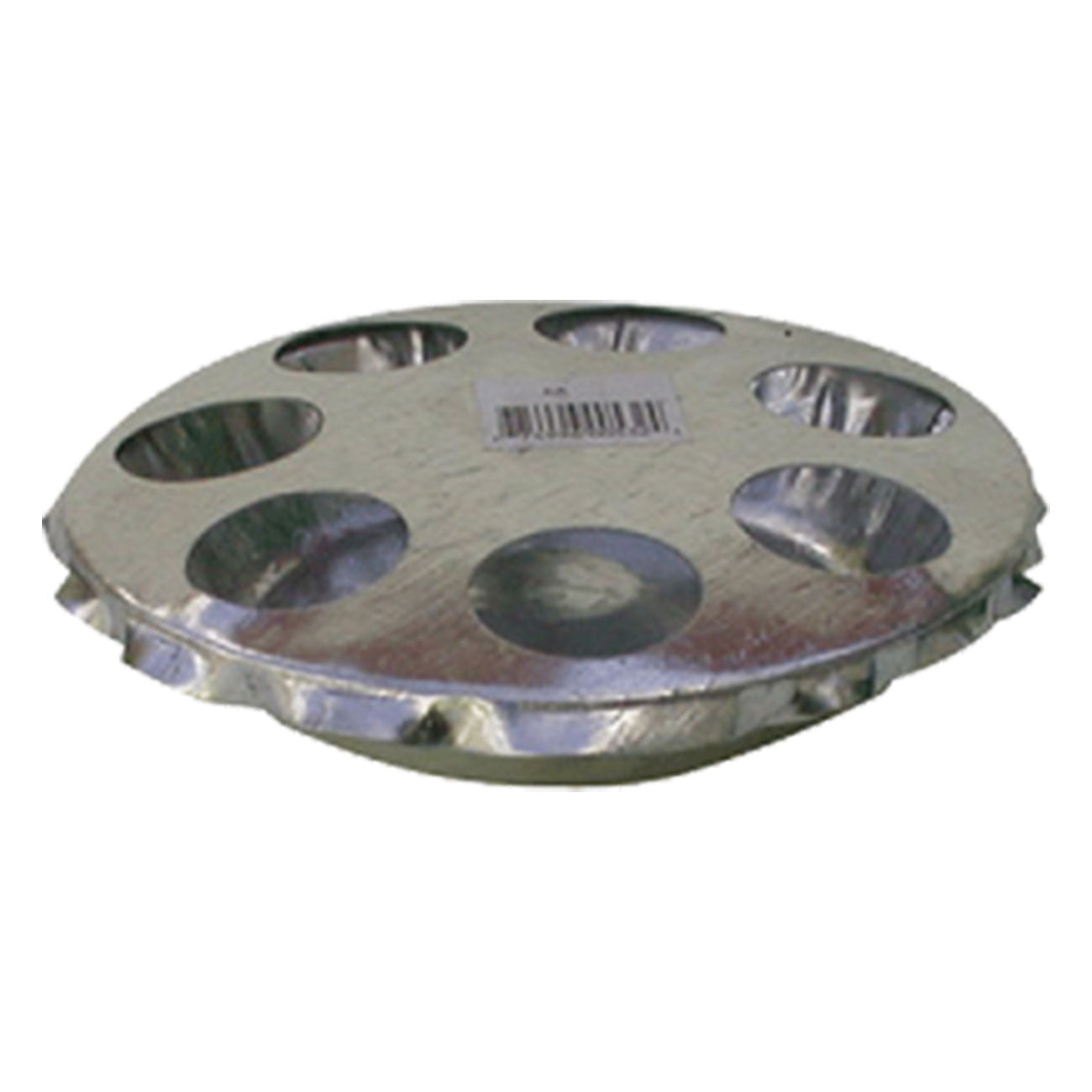 Millside galvanized slide top poultry feeder 12" length