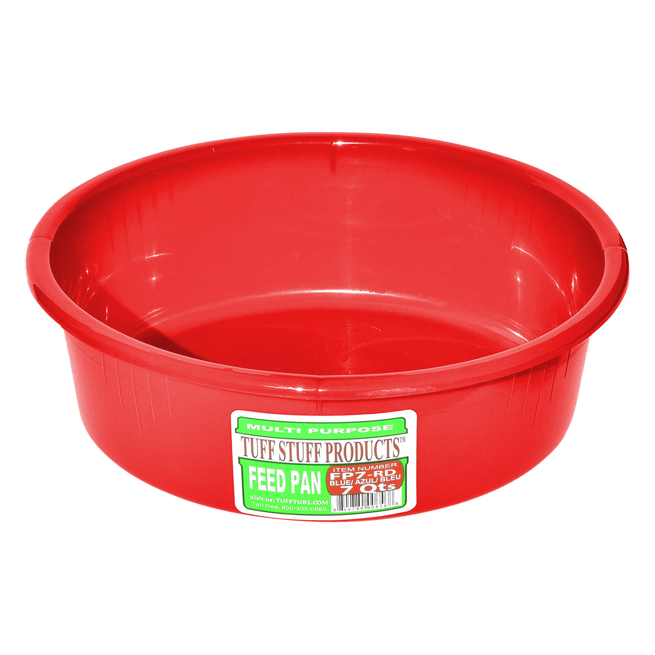 Tuff Stuff feed pan 5 Qts (Blue)
