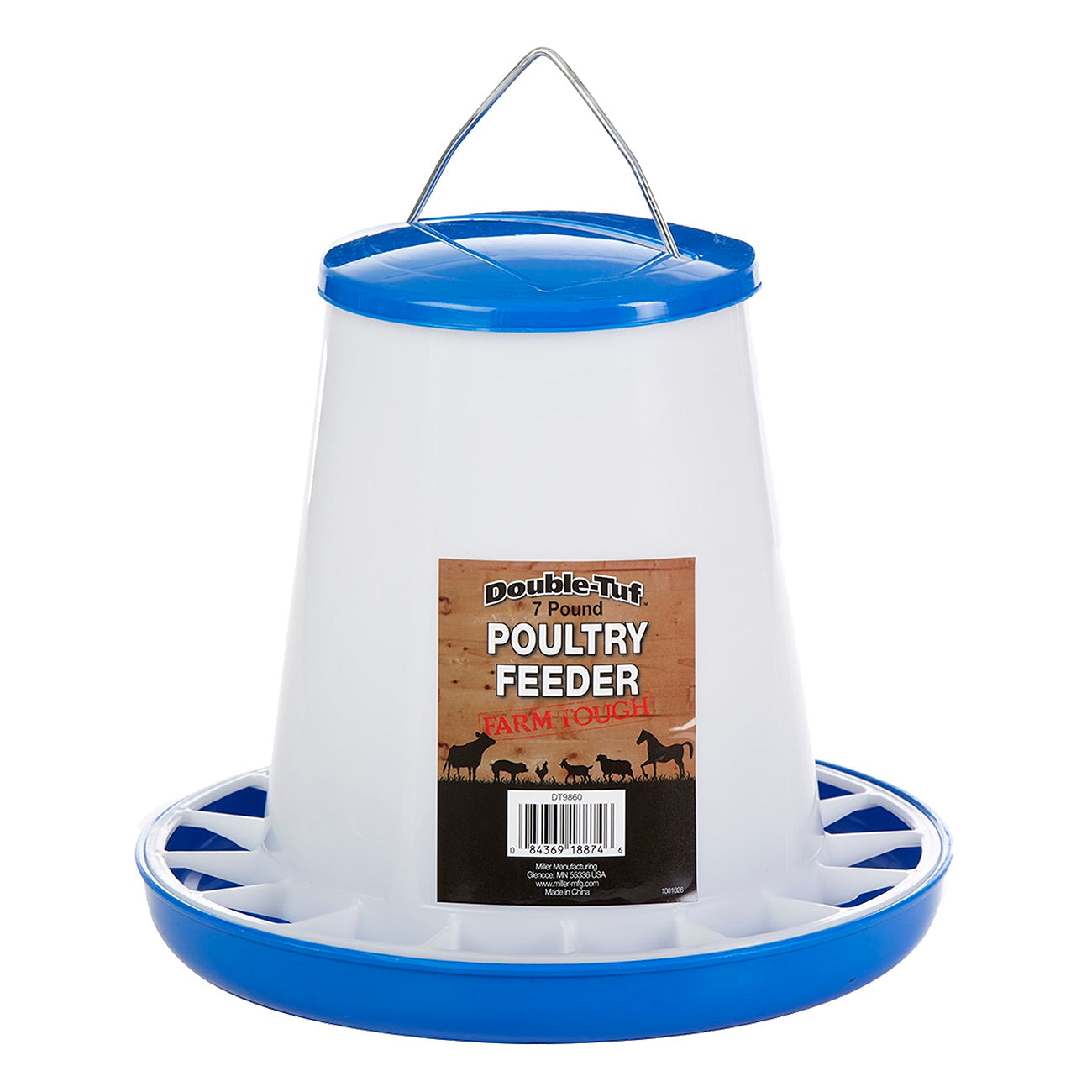 Double-Tuf 7 Lb Plastic Poultry Feeder