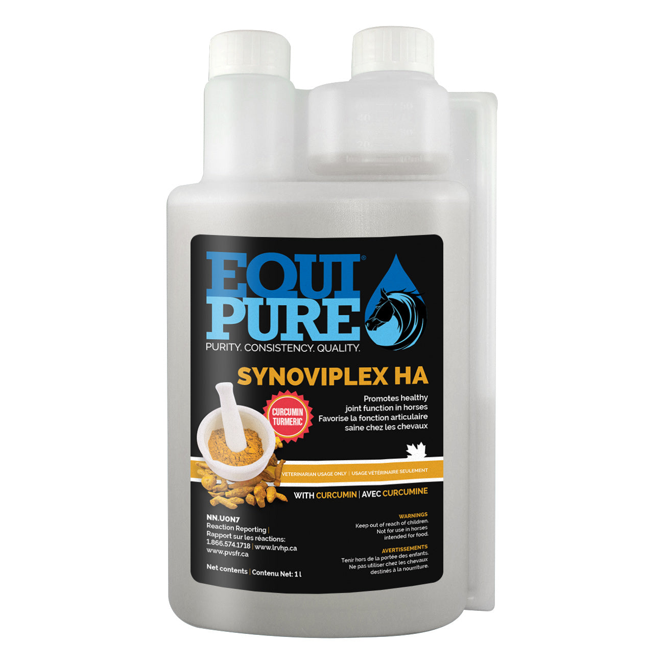 EquiPure Synoviplex HA 1L with Curcumin (Turmeric)