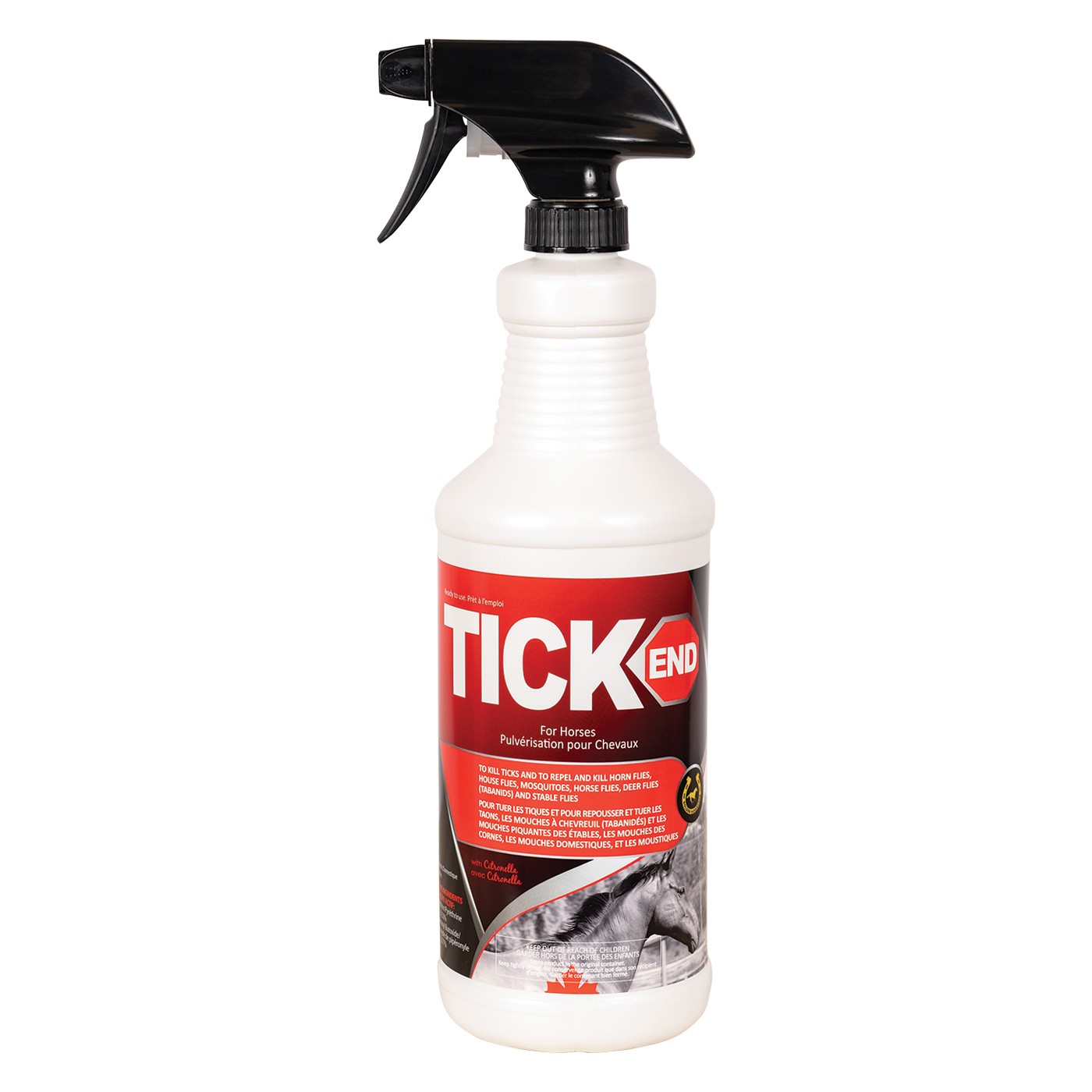 Golden Horseshoe Tick End Spray for Horses 1 L