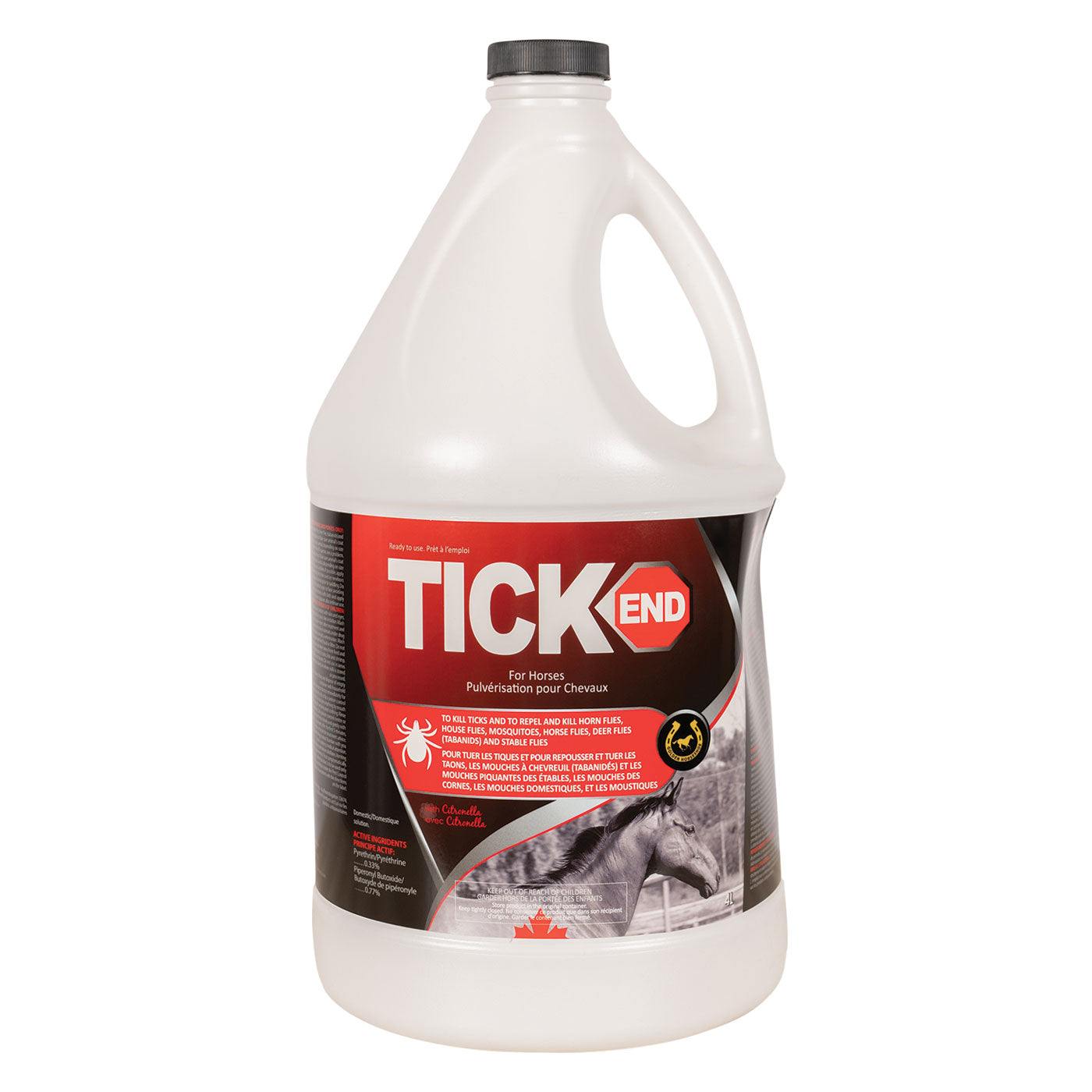 Golden Horseshoe Tick End Spray for Horses 4 L