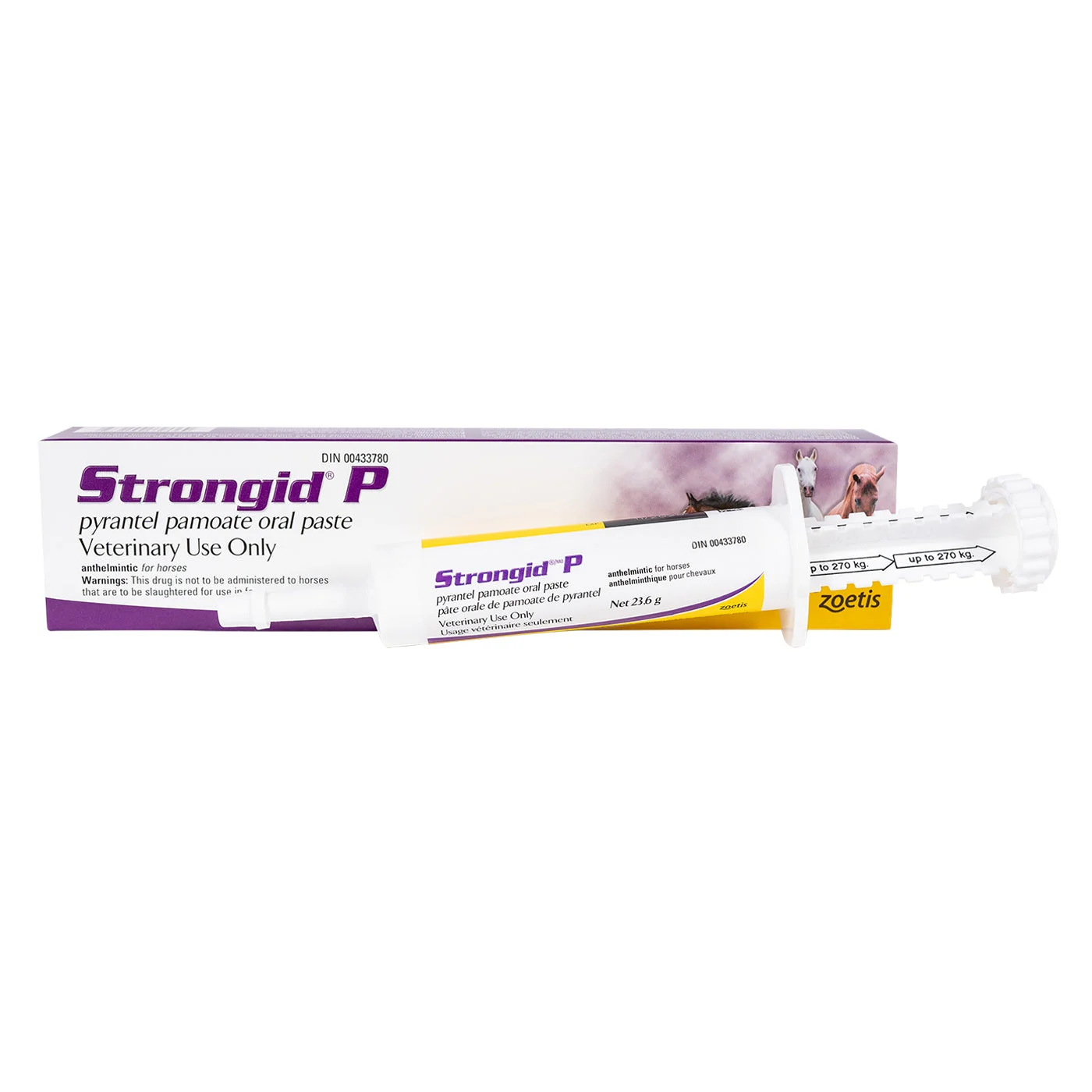 Strongid P Dewormer 23.6g Pyrantel Pamoate oral paste