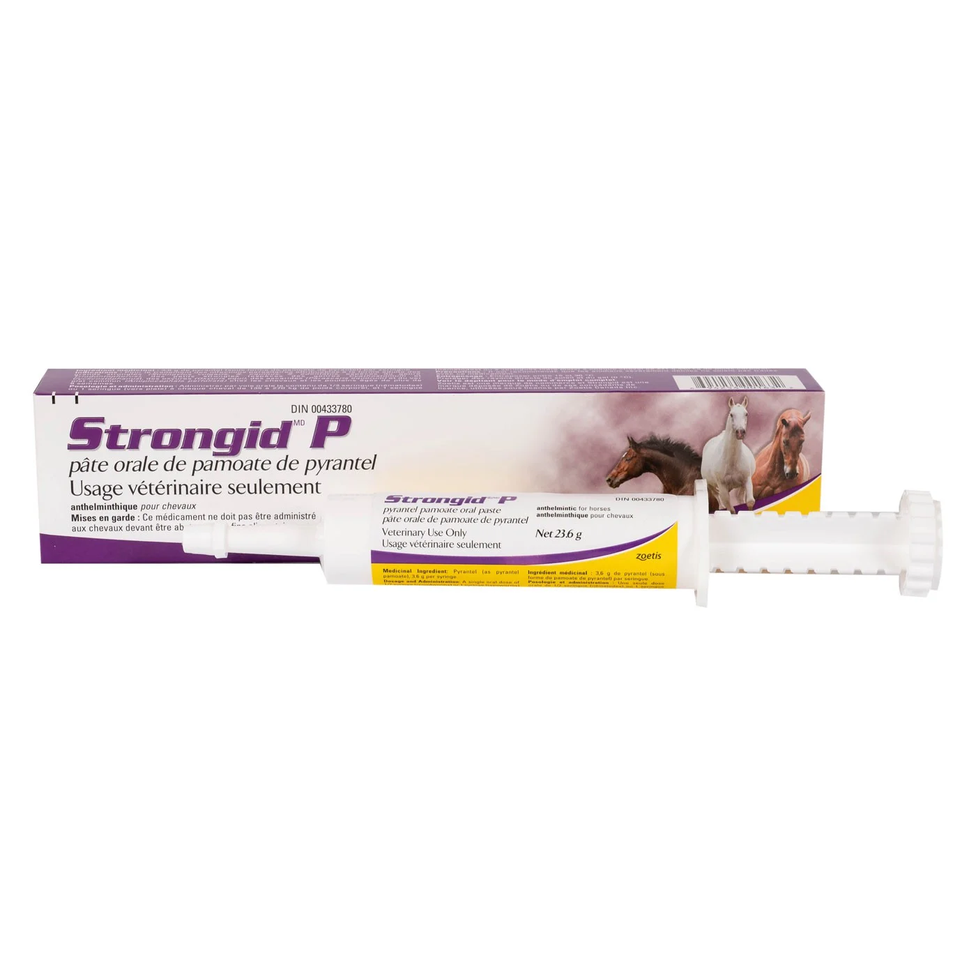Strongid P Dewormer 23.6g Pyrantel Pamoate oral paste