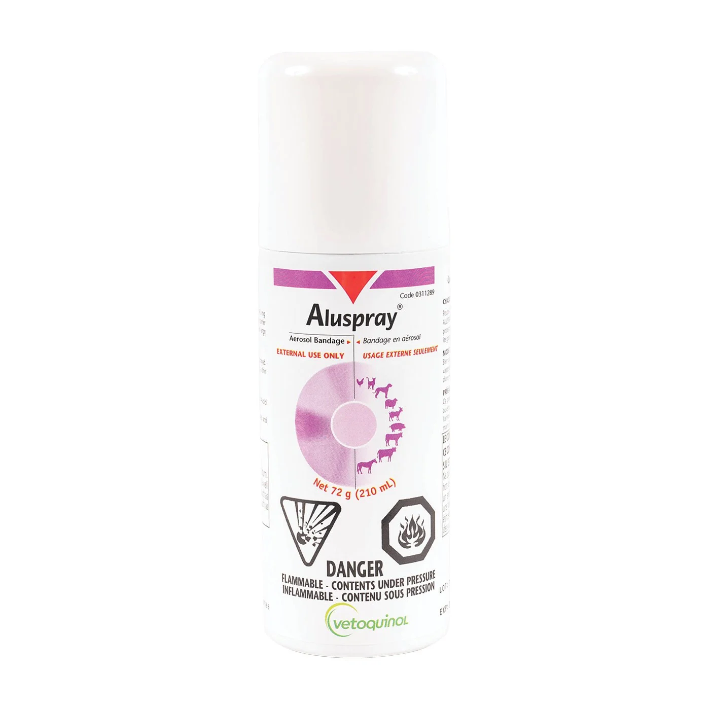 Vetoquinol Aluspray 72g