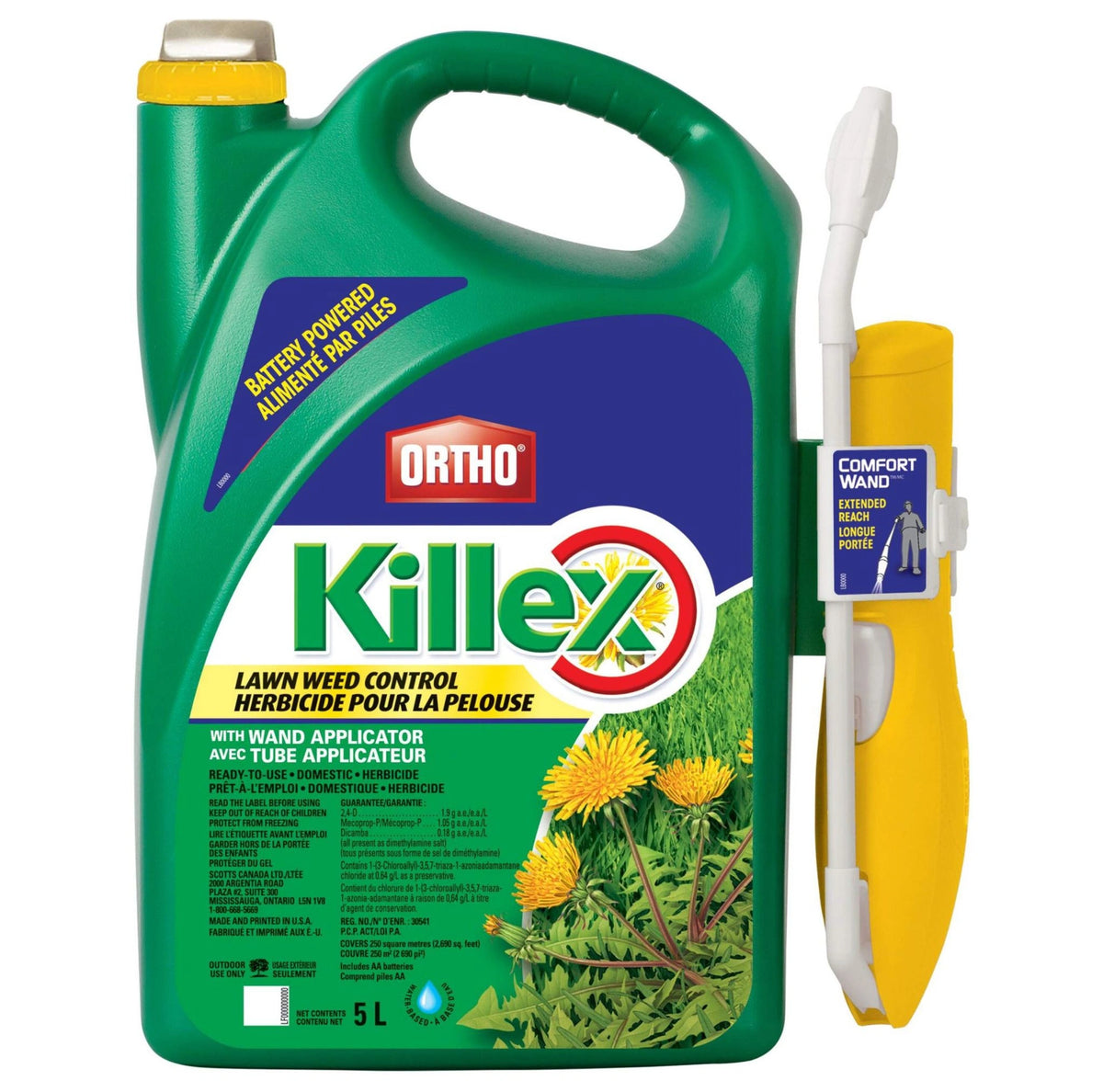 Ortho Killex Ready-To-Use Lawn Weed Control 4 L jug with wand applicator