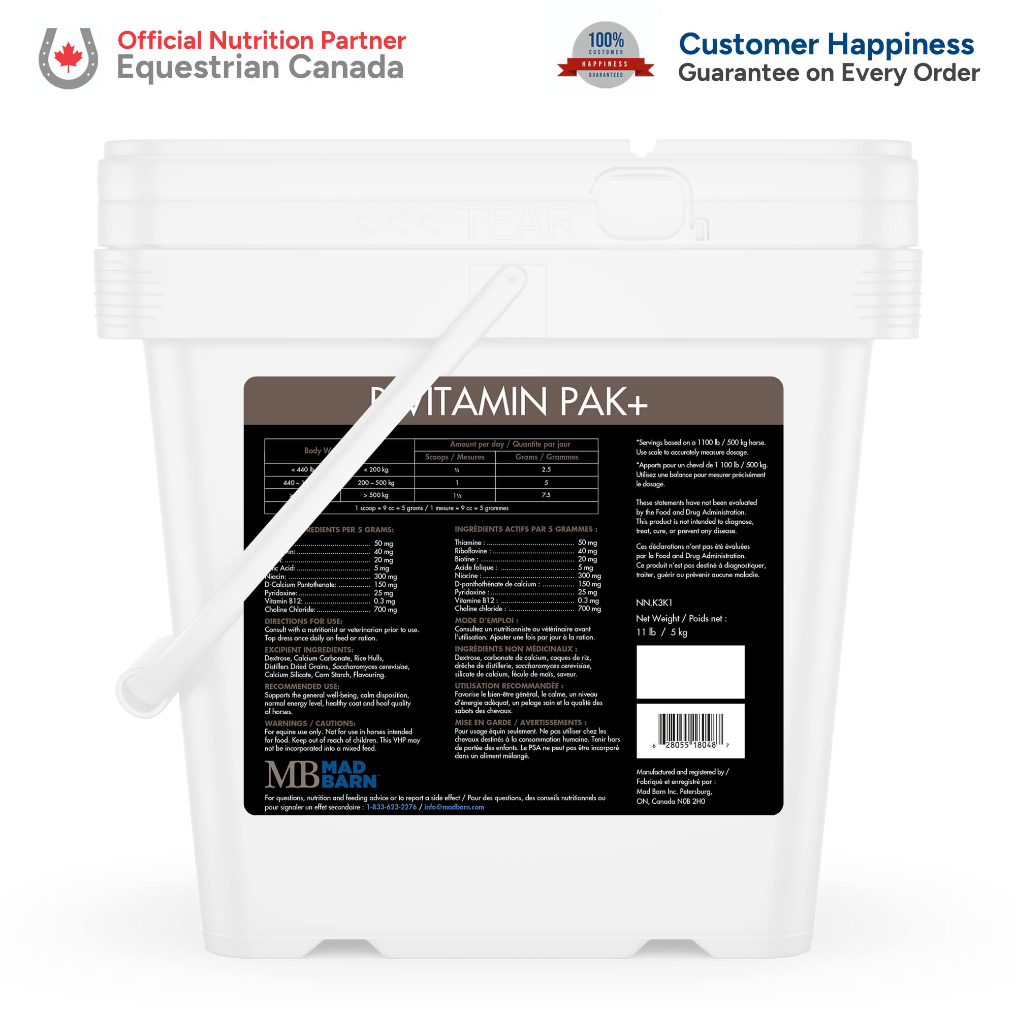 Mad Barn B-Vitamin Pak 5 kg