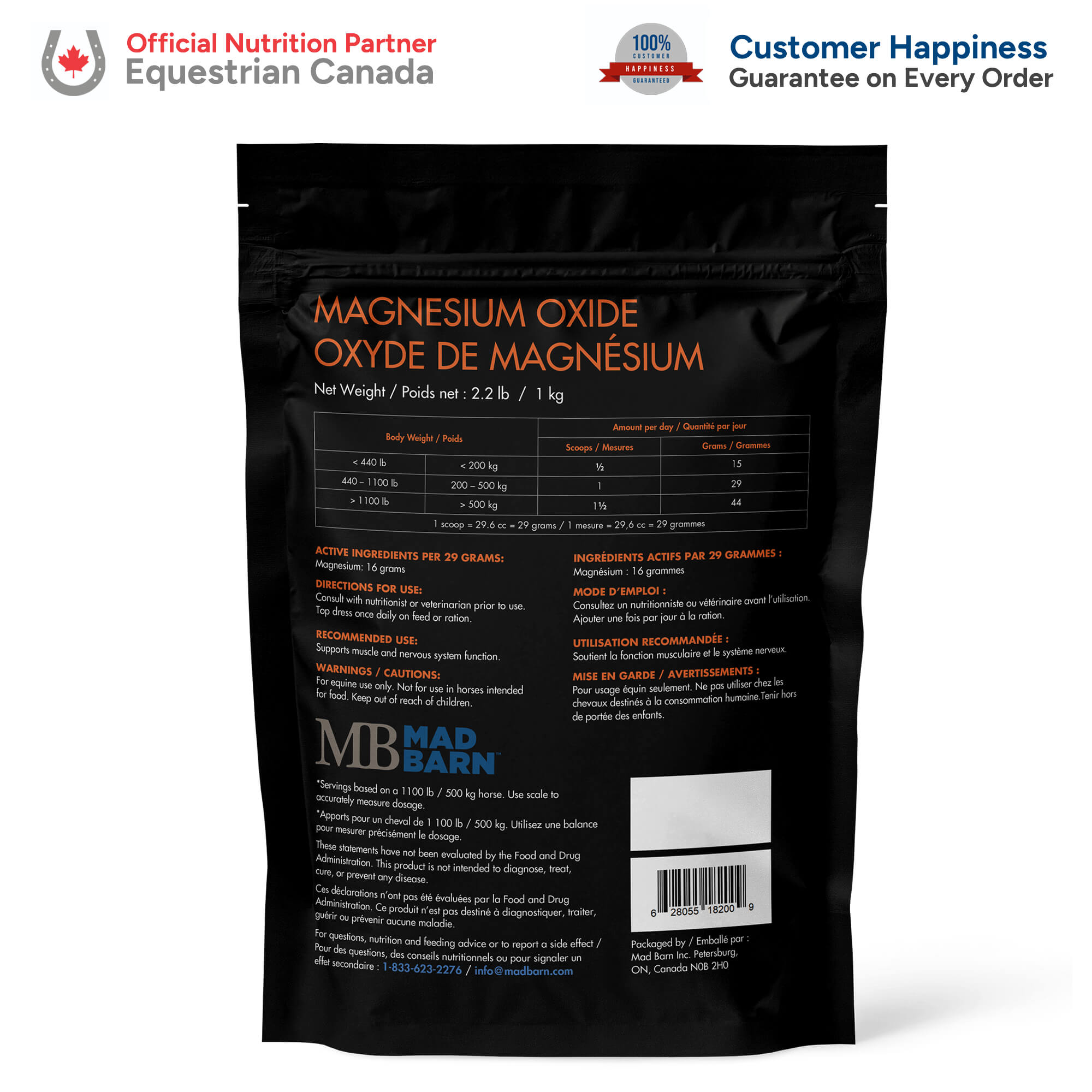 Mad Barn Magnesium Oxide 1 kg