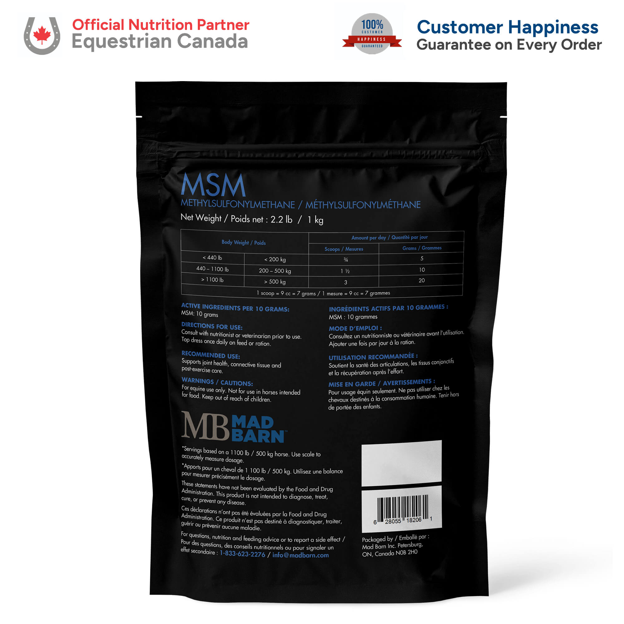 Mad Barn MSM 1 kg