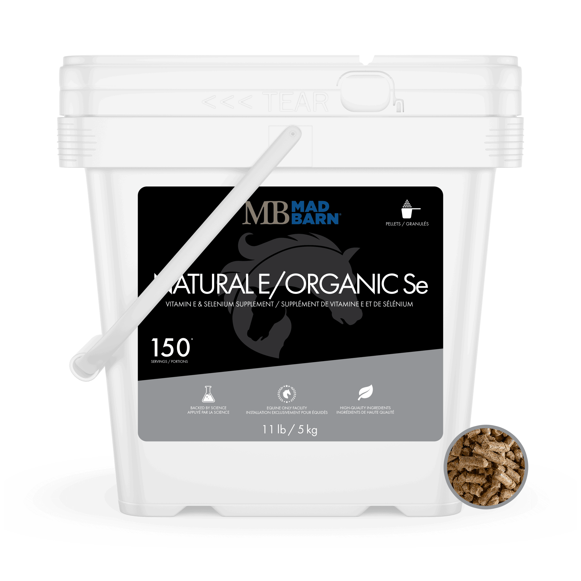 Mad Barn Natural E/Organic Se Pellets 2.5 kg