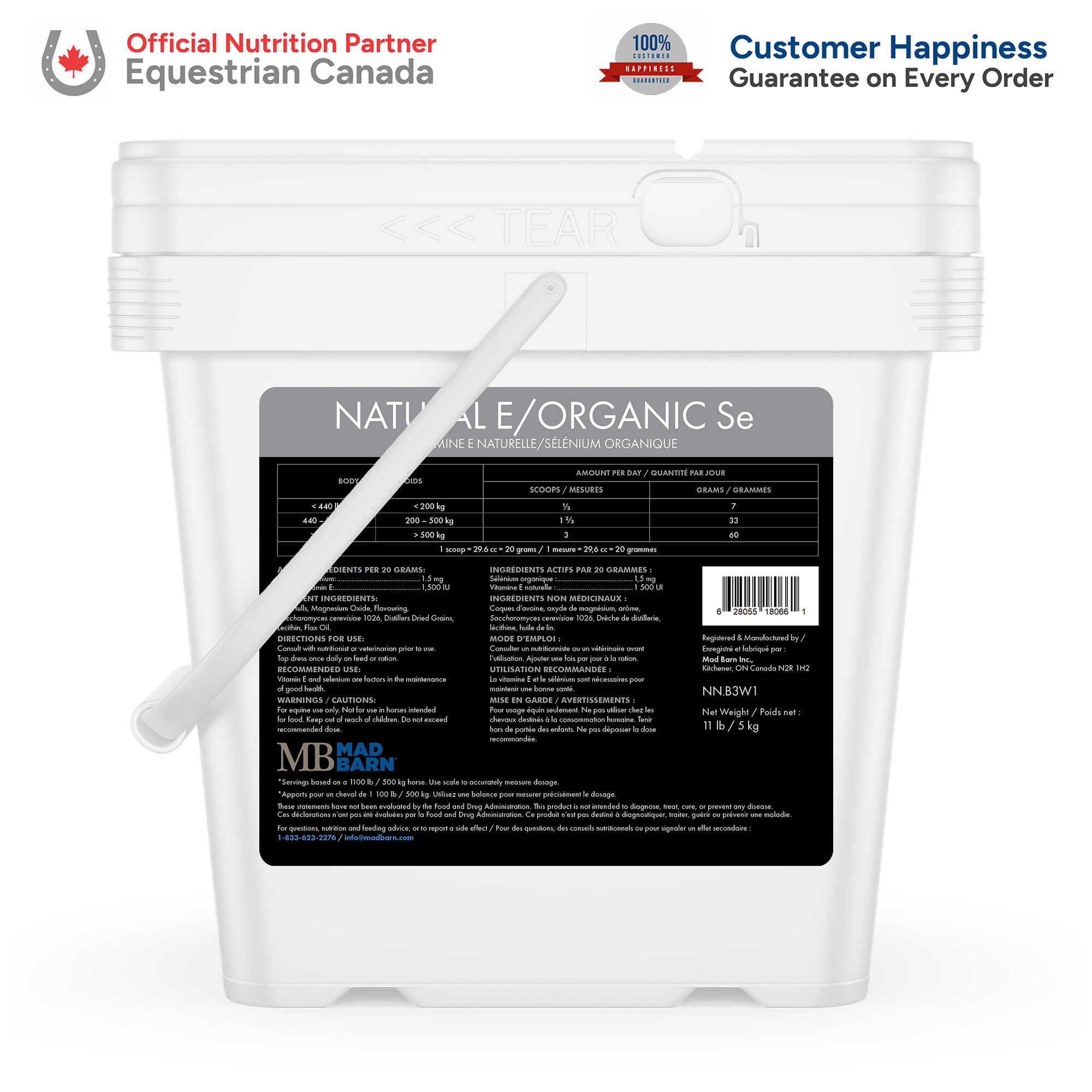 Mad Barn Natural E/Organic Se Pellets 2.5 kg