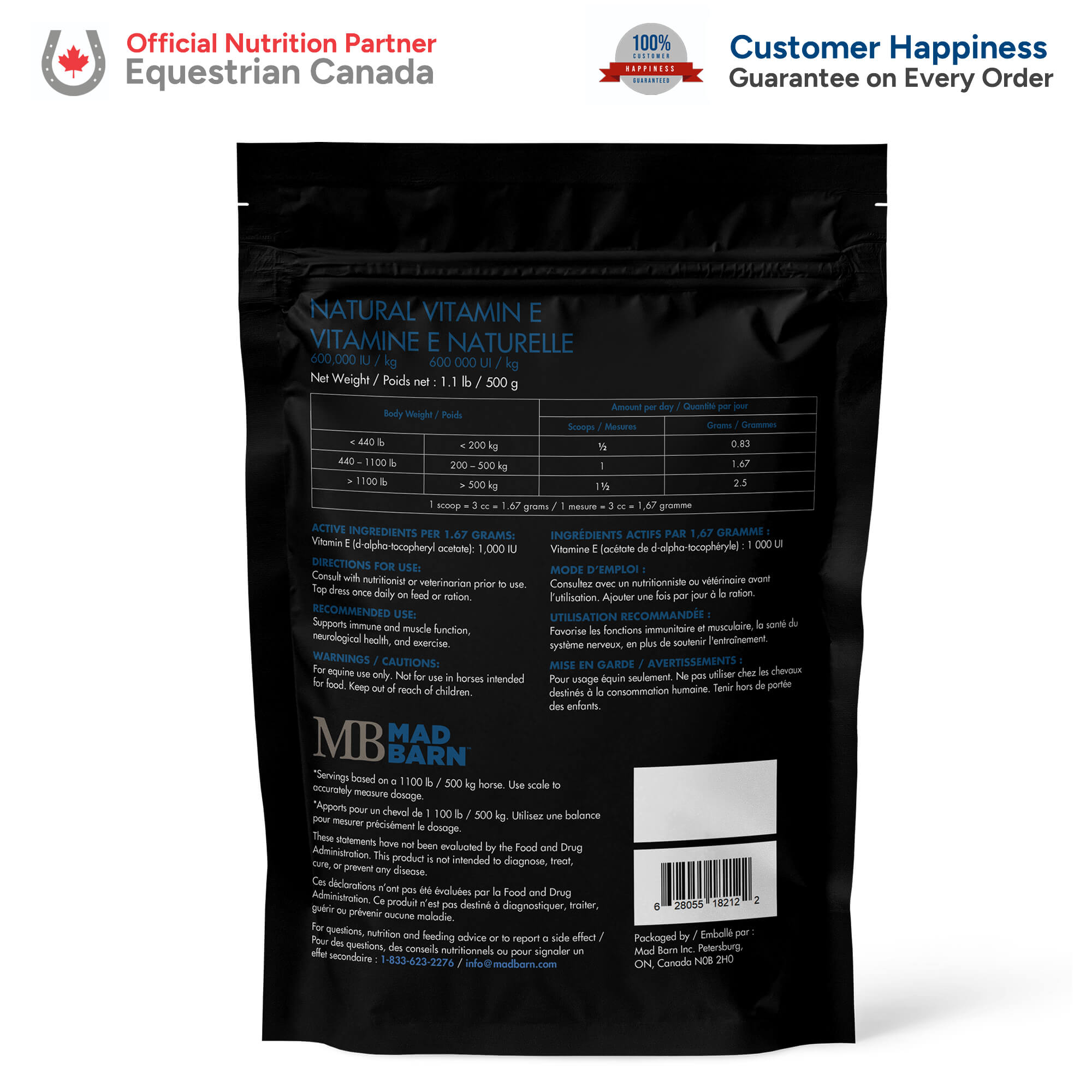 Mad Barn Natural Vitamin E (600 IU/g)