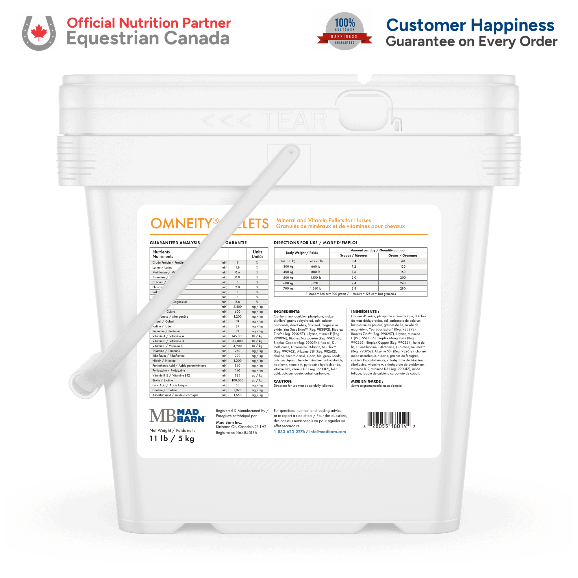 Mad Barn Omneity Pellets 20 kg