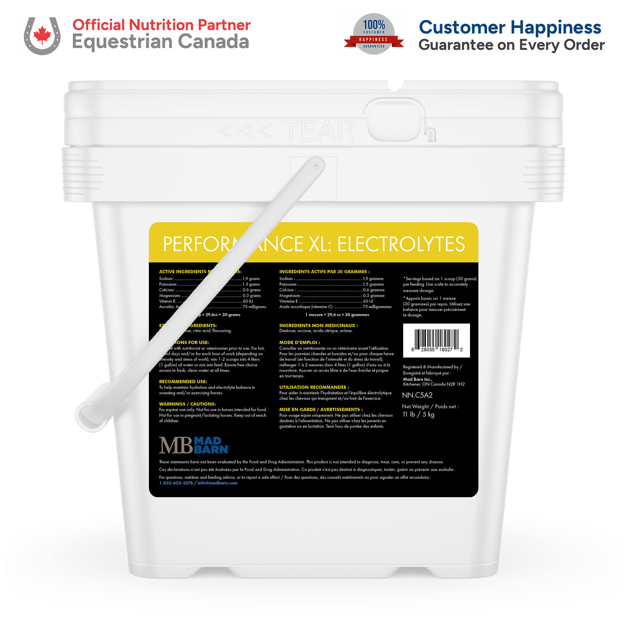 Mad Barn Performance XL Electrolytes 1 kg