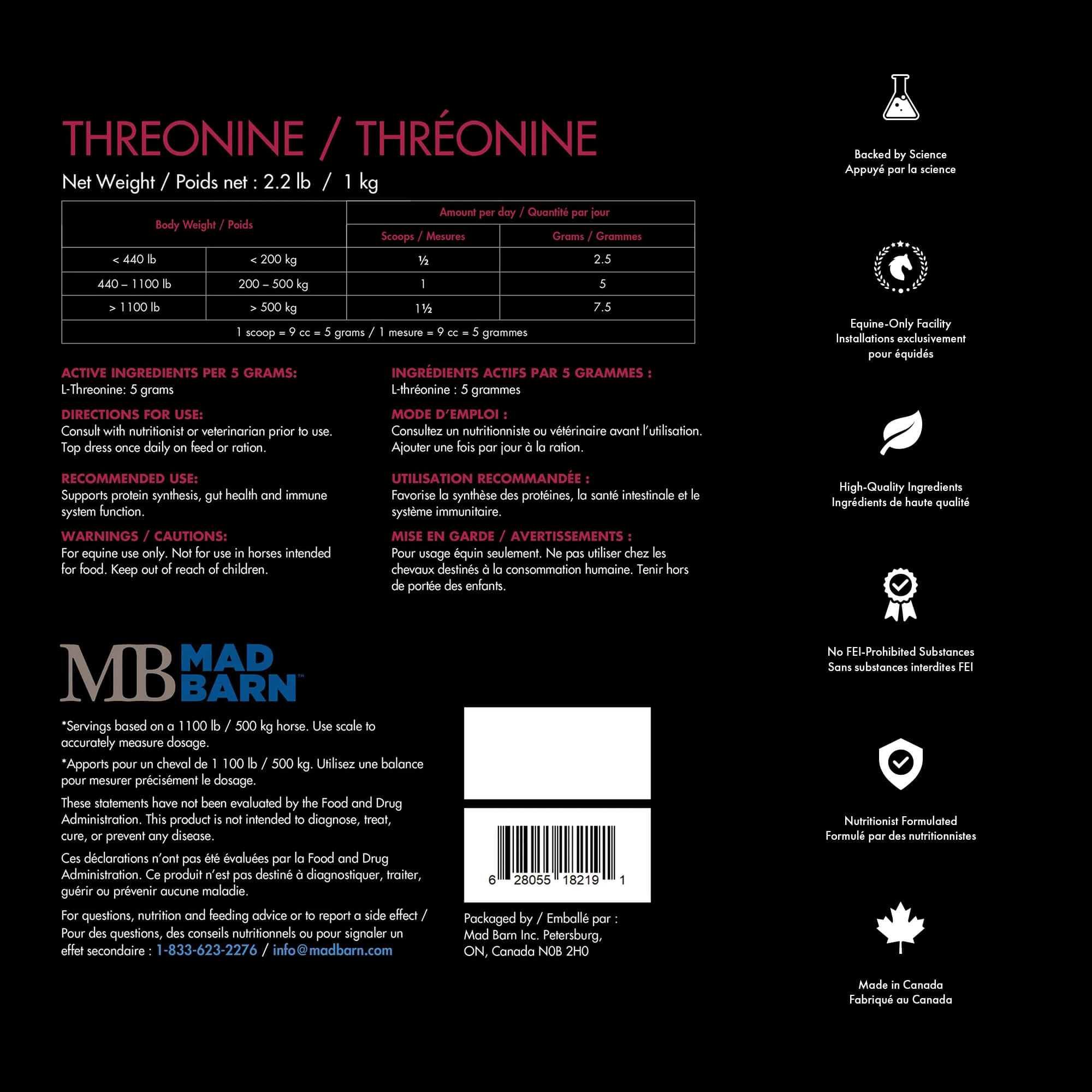 Mad Barn Threonine
