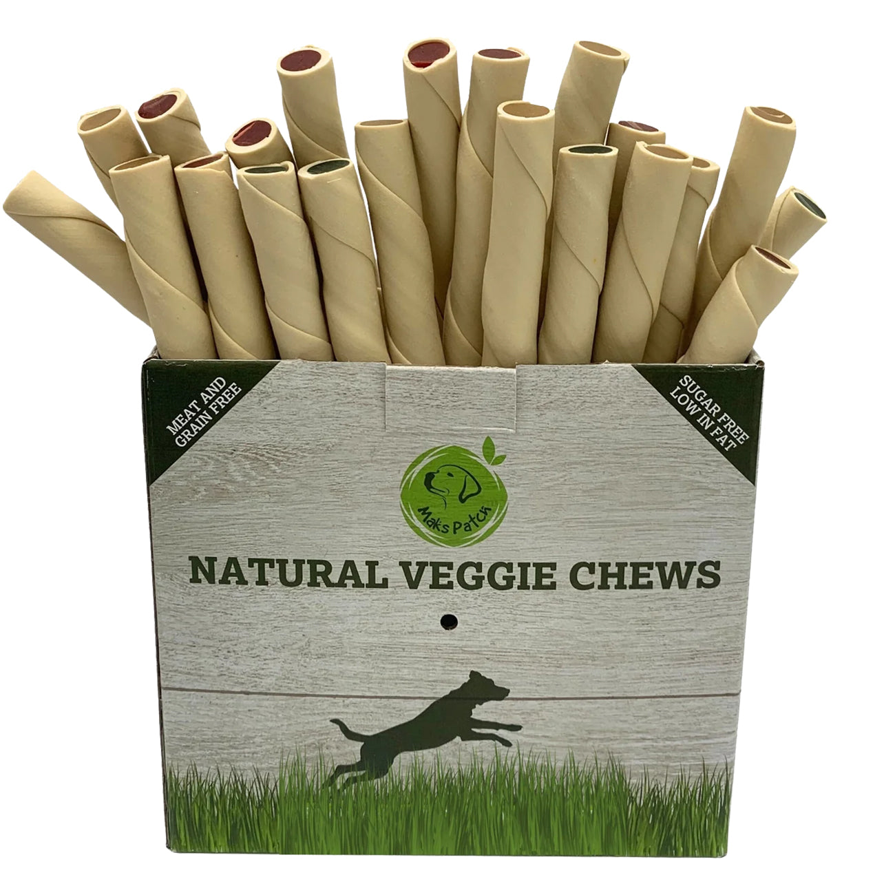 Mak's Patch Veggie Twisted Sticks Large 12cm/25g (110 units)