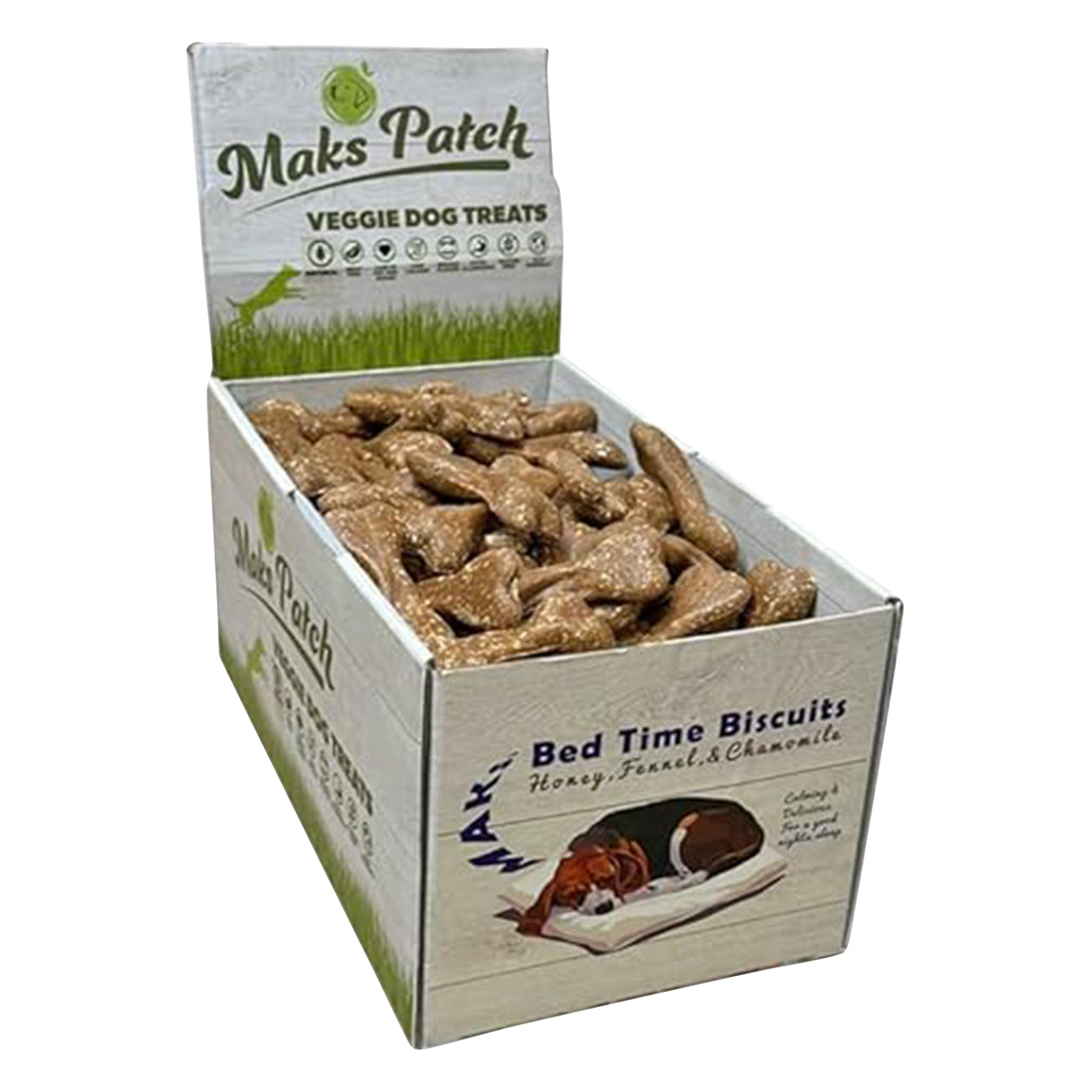 Mak's Patch Peanut Butter Bone Dual Sided Medium 10cm/46g (50 units)
