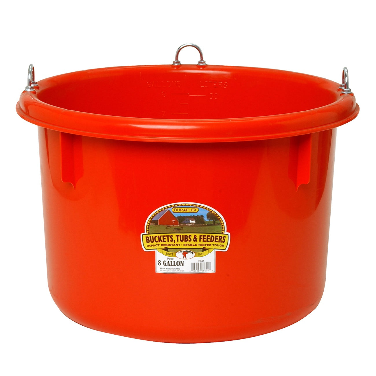 Little Giant 8 Gallon Plastic Round Feeder (P800)