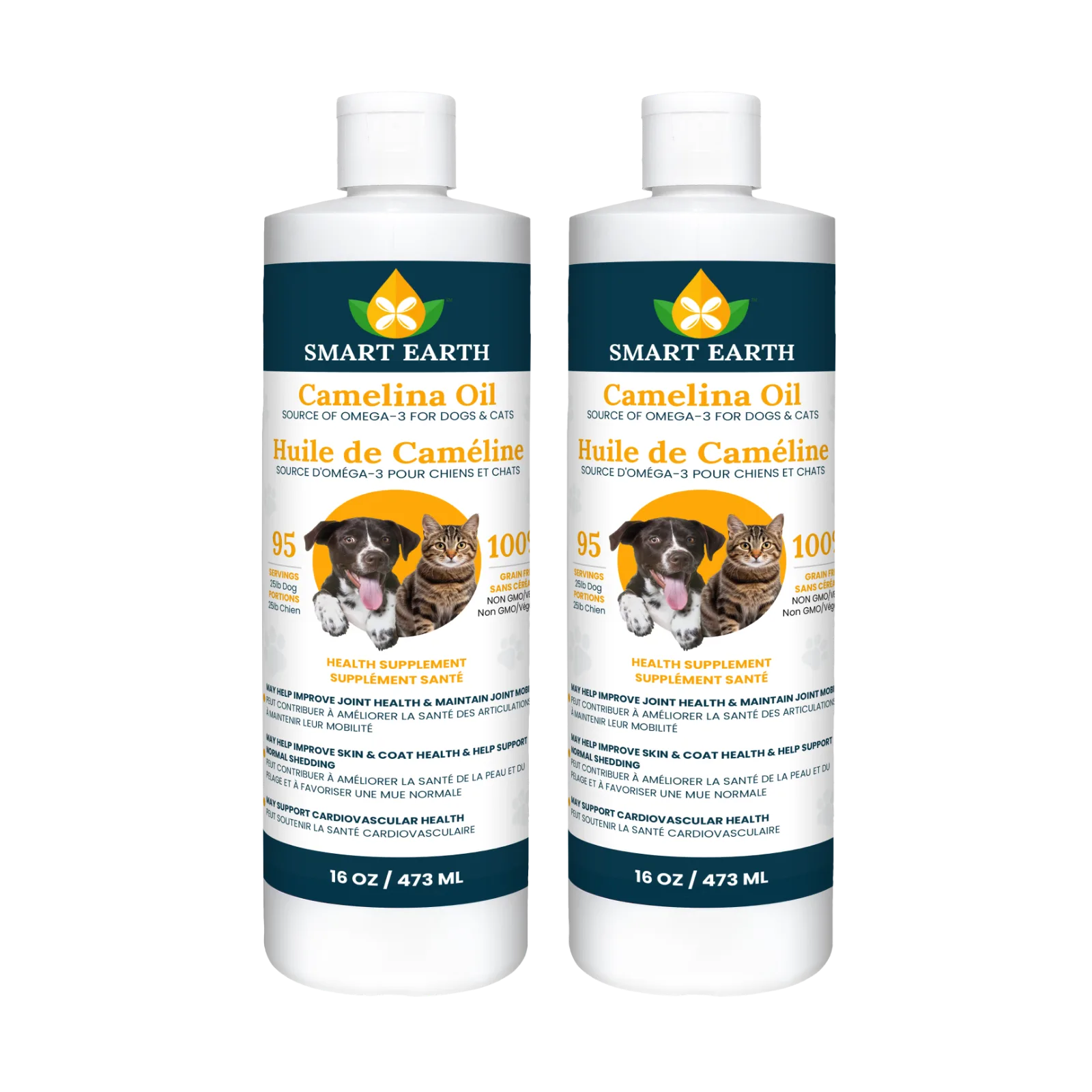 Smart Earth Camelina Oil for Canine 16oz - 2 Pack