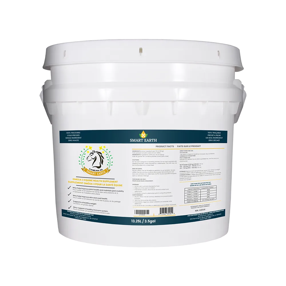Smart Earth Camelina Oil for Equine 13.25L Pail