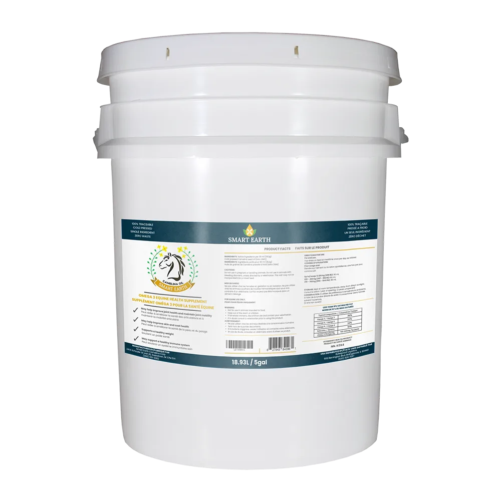 Smart Earth Camelina Oil for Equine 18.9L Pail