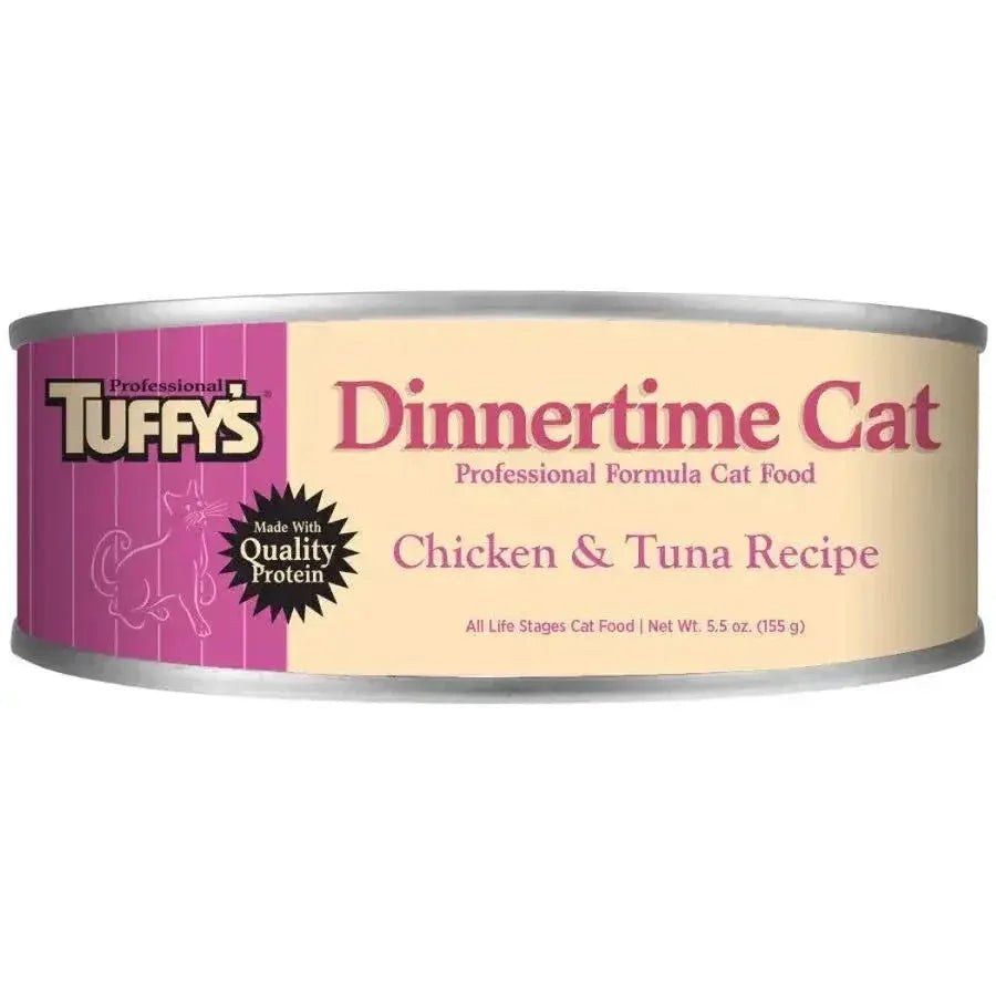 Tuffys Dinnertime Chicken & Tuna Formula Cat food 5.5 oz cans