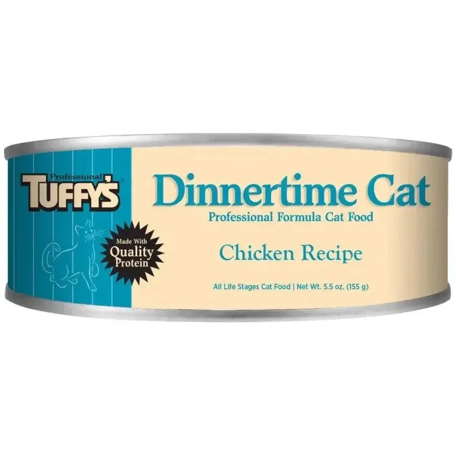Tuffy's Dinnertime Chicken Formula Cat Food 5.5 oz cans