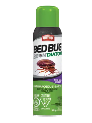 Ortho Bed Bug B Gon Diatom Diatomaceous Earth Bed Bug Killer Aerosol 340 g